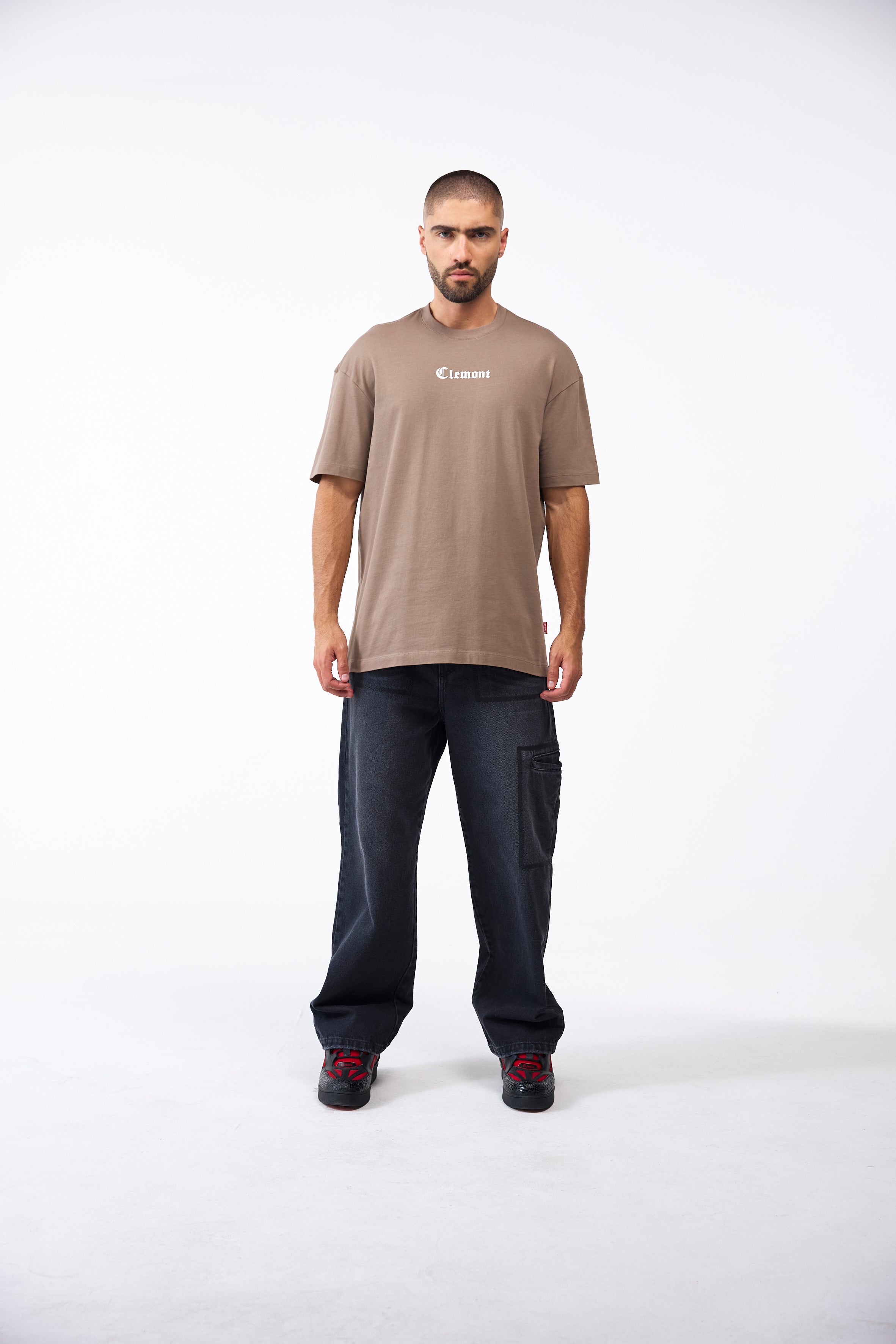 CAMISETA MASCULINO PALADINO TAUPE CLEMONT