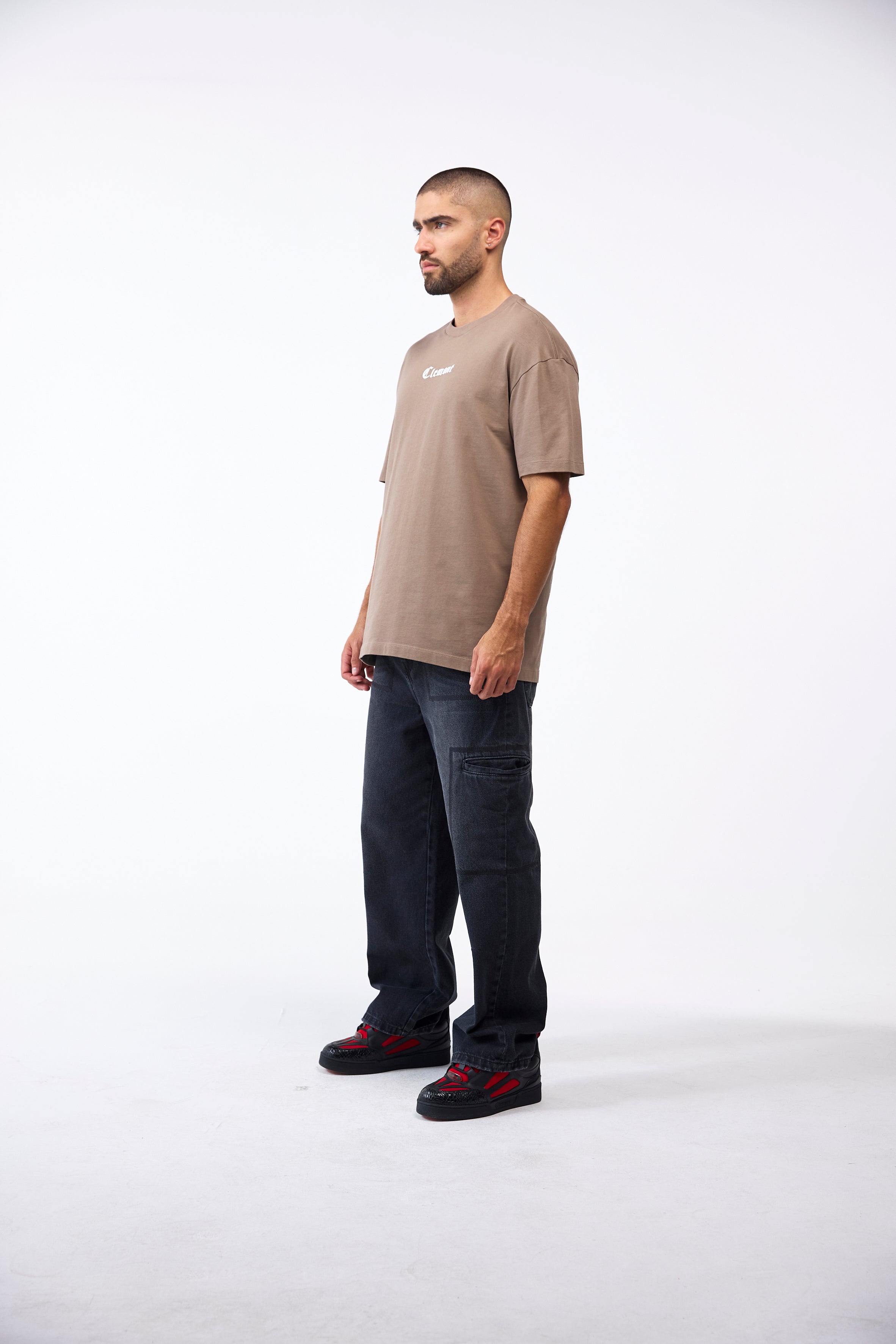 CAMISETA MASCULINO PALADINO TAUPE CLEMONT