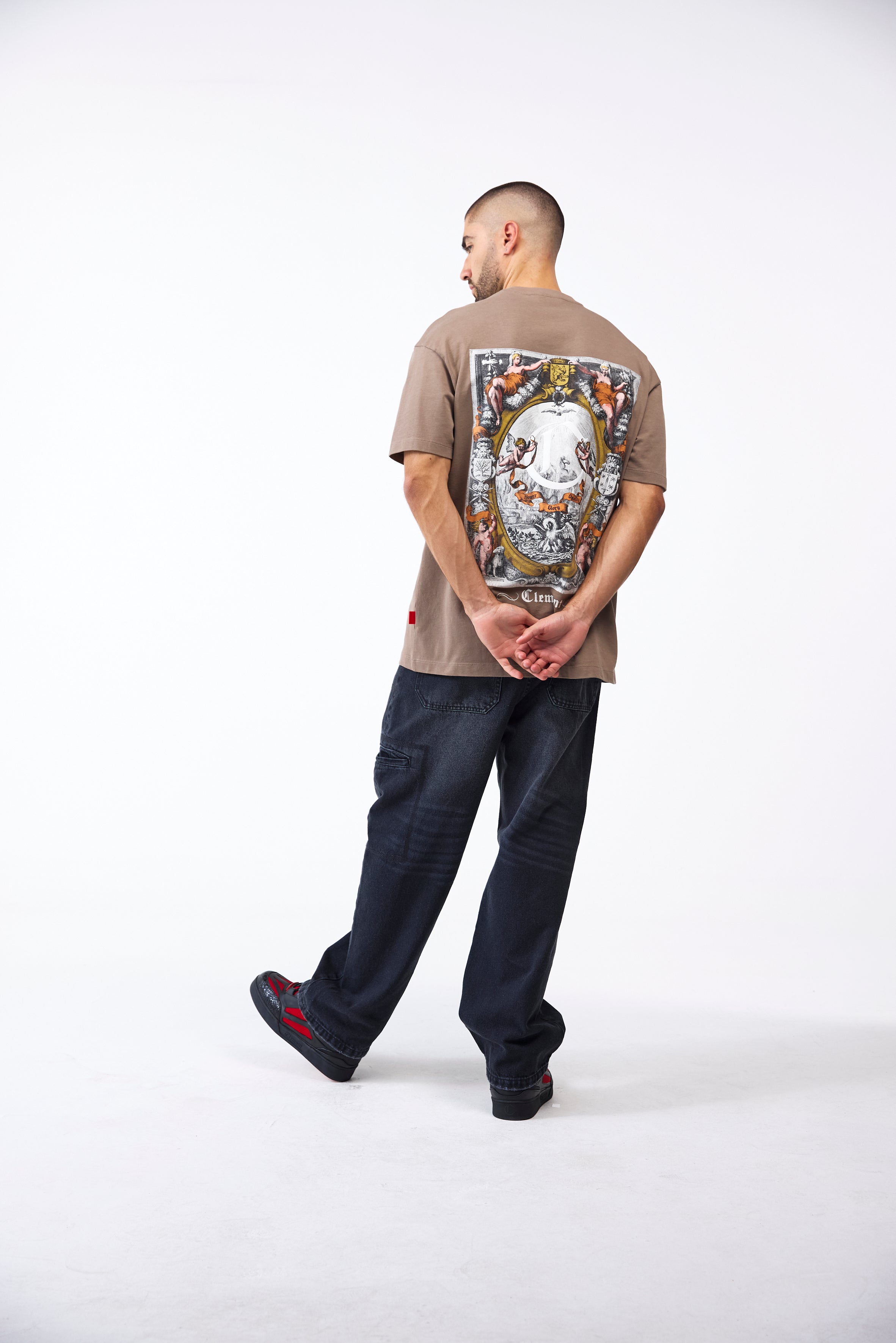 CAMISETA MASCULINO PALADINO TAUPE CLEMONT