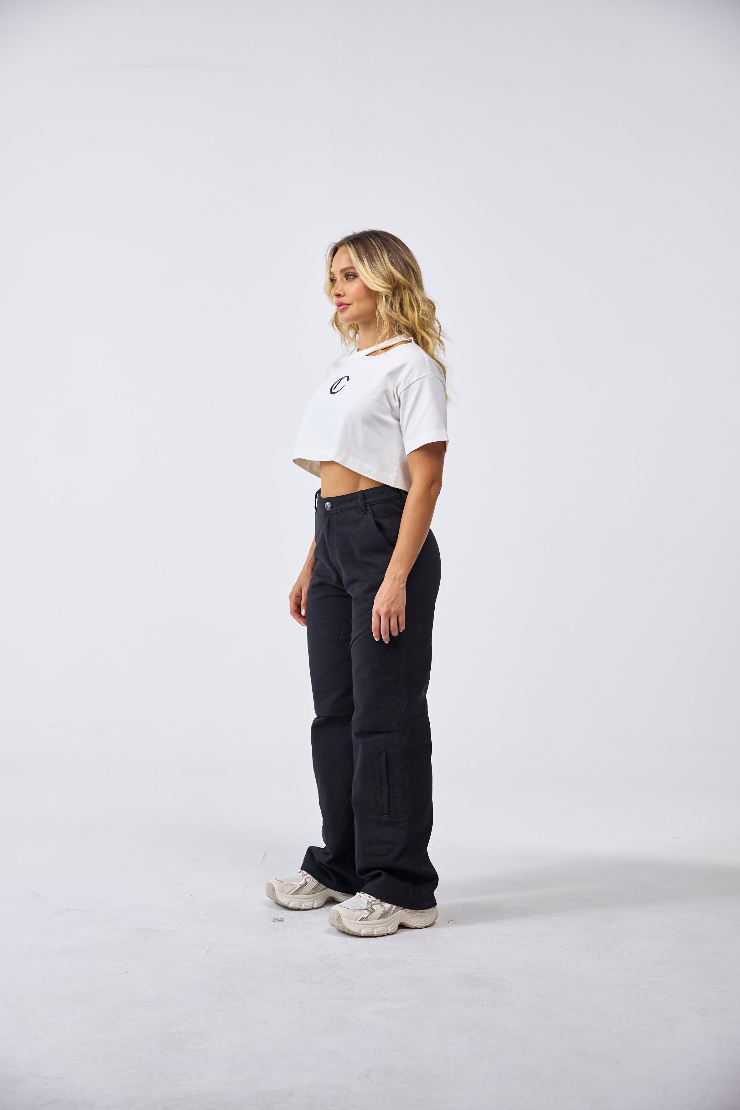 CROPTOP OVERSIZED MUJER CENERE CREMA CLEMONT