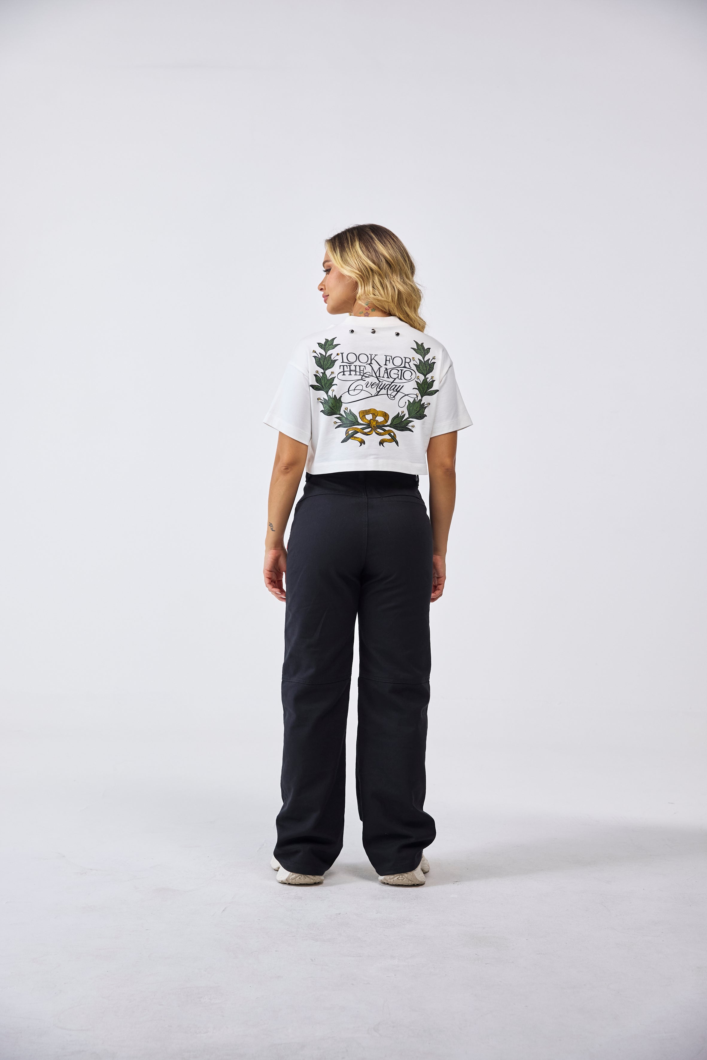 CROPTOP OVERSIZED MUJER CENERE CREMA CLEMONT