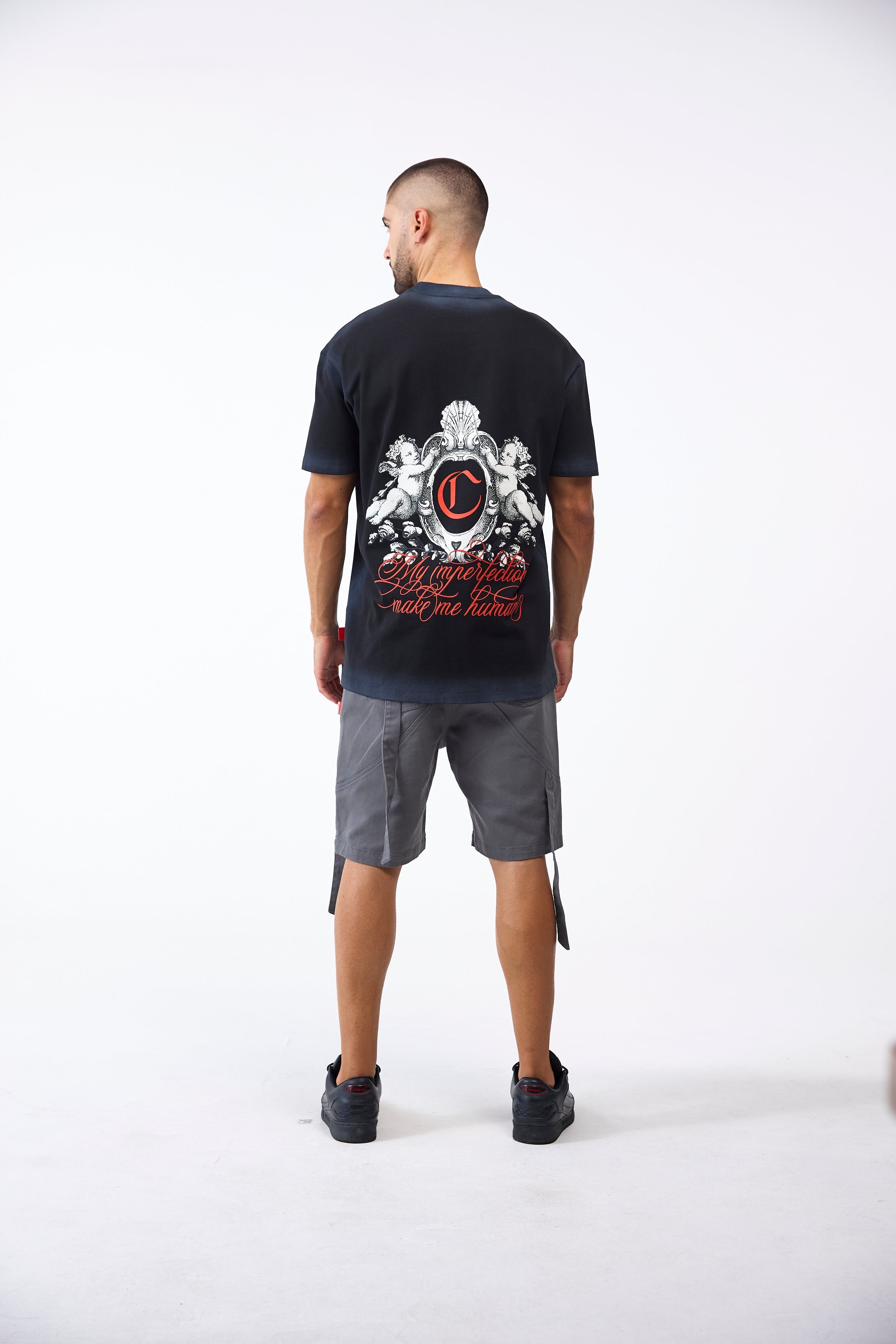 CAMISETA MASCULINO INTAGLIO NEGRO CLEMONT