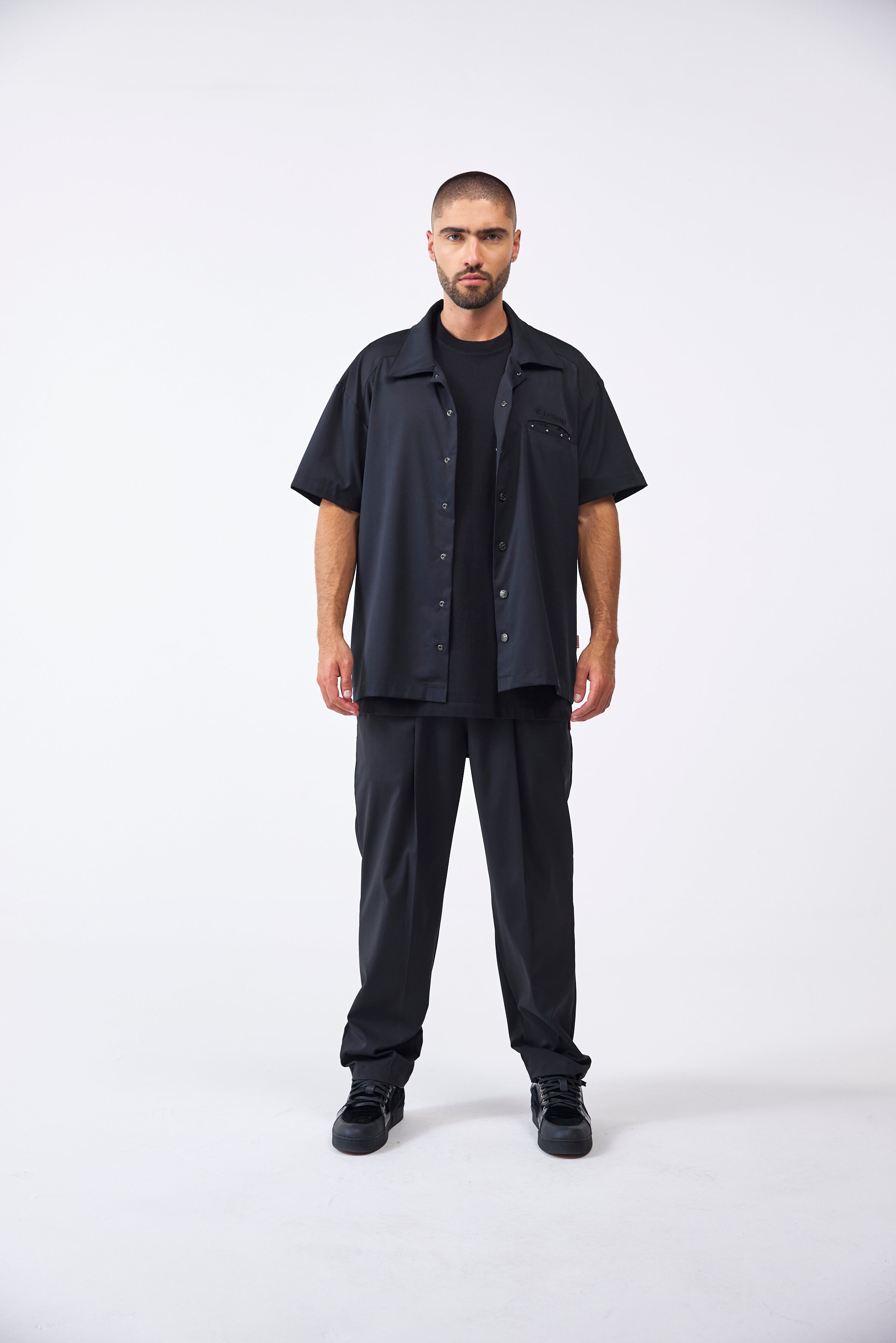 CAMISA MASCULINO RIVELAZIONE NEGRO CLEMONT