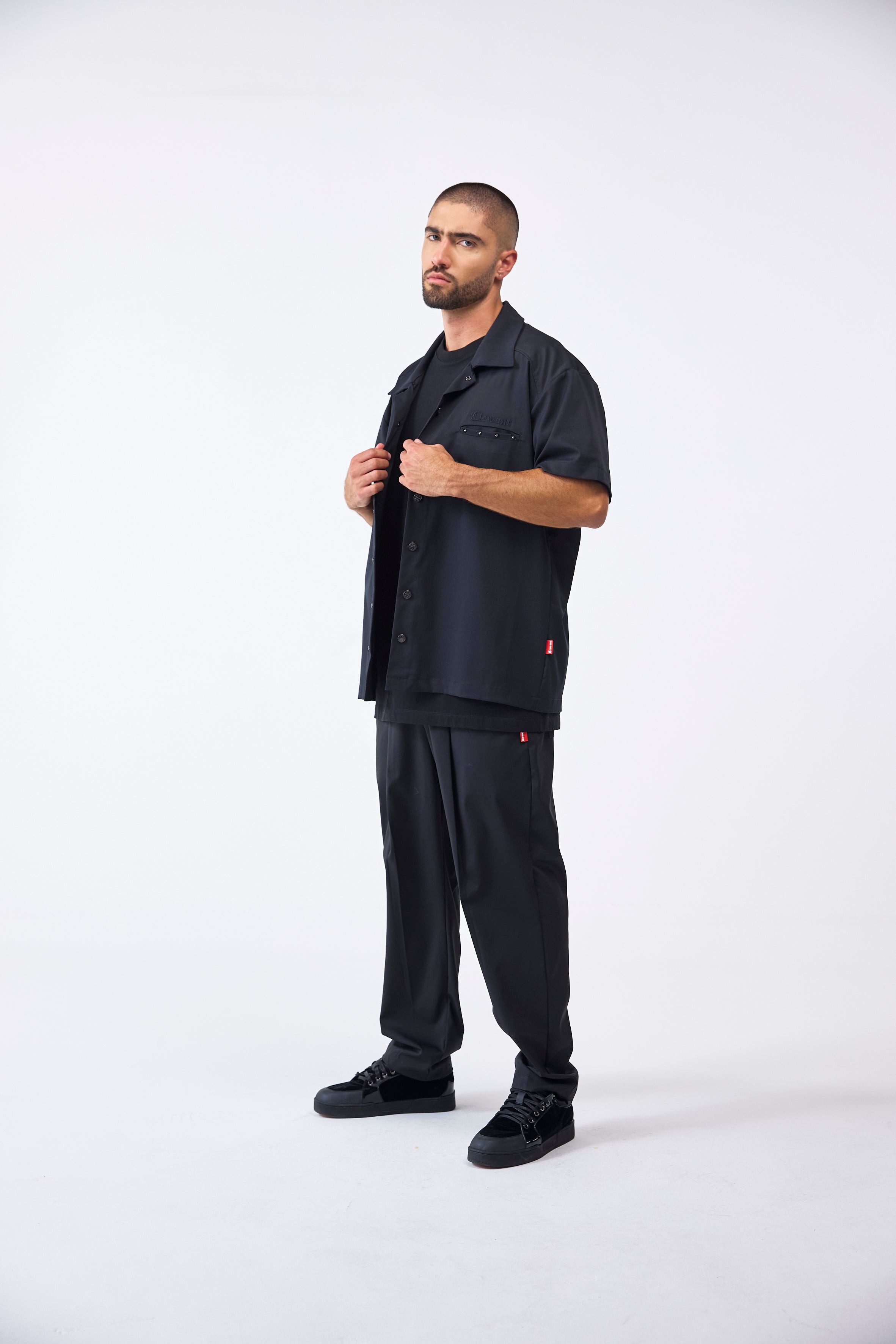 CAMISA MASCULINO RIVELAZIONE NEGRO CLEMONT