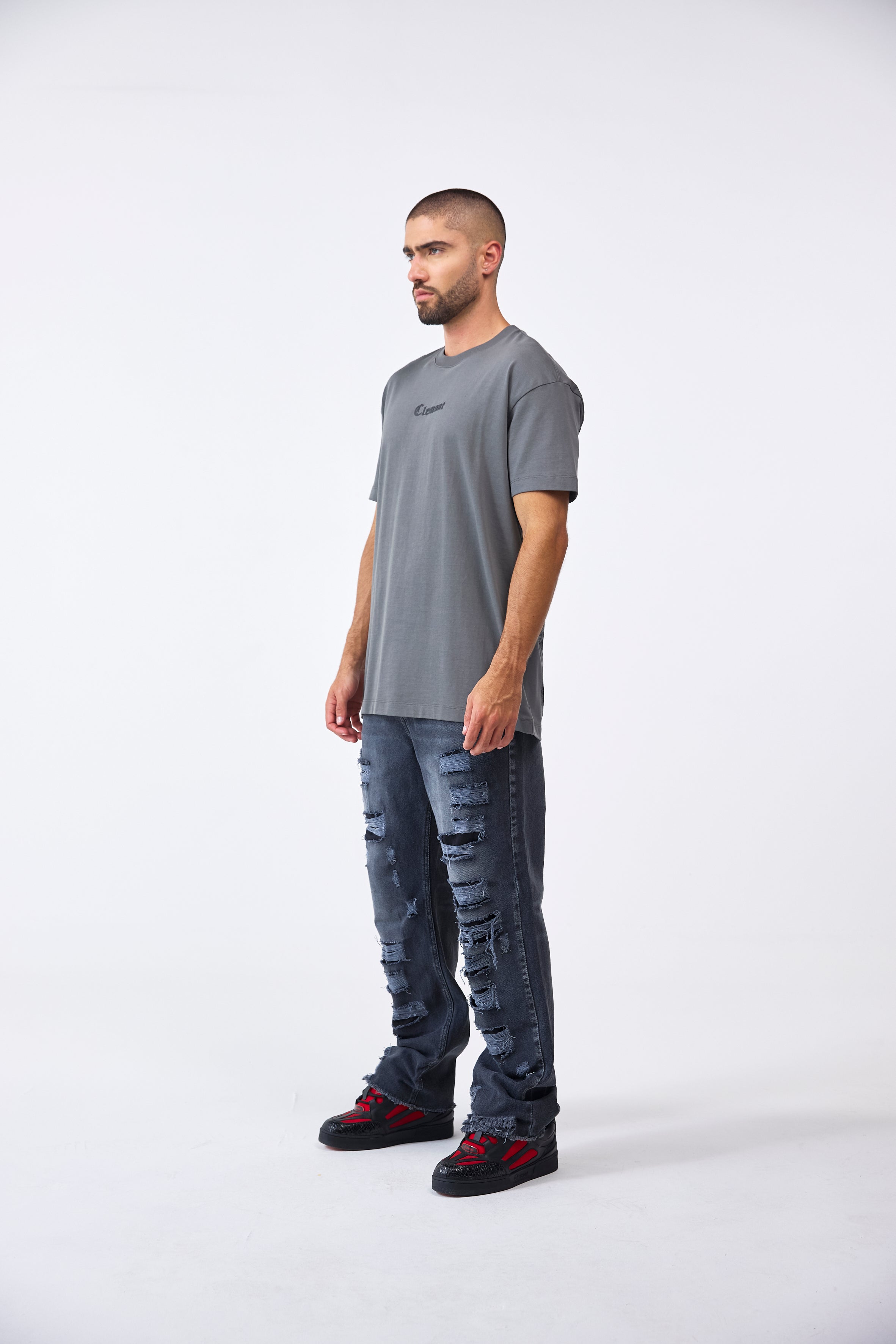 CAMISETA MASCULINO BRUMALE GRIS OSCURO CLEMONT