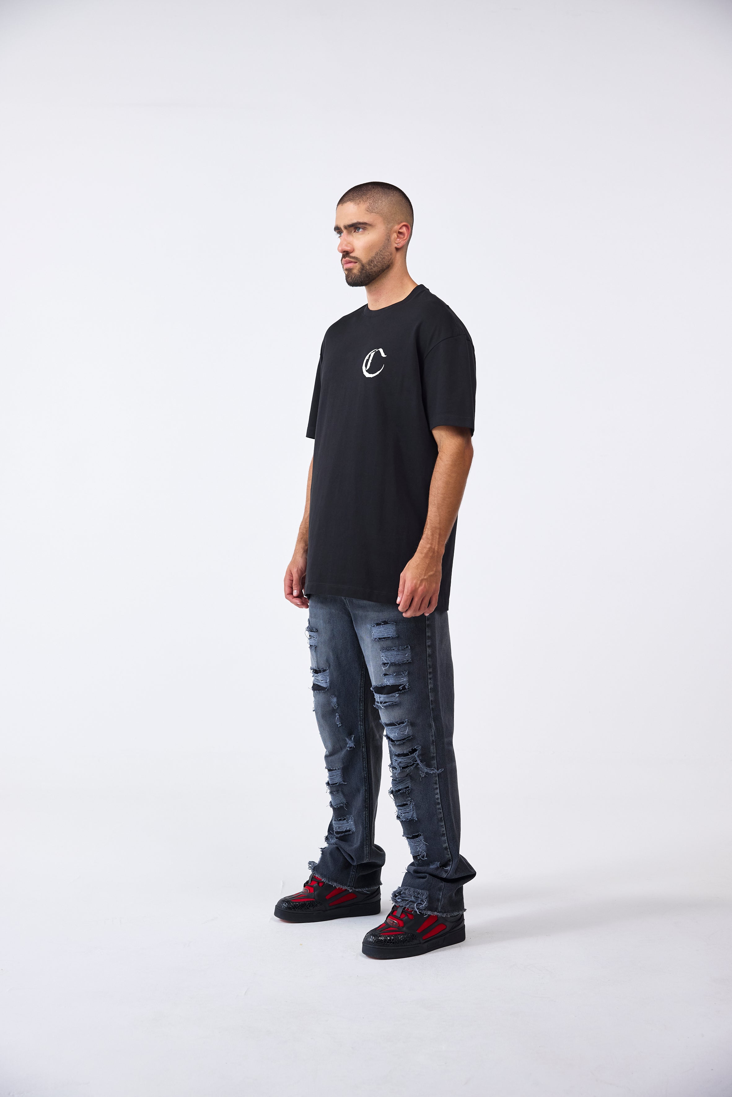 CAMISETA MASCULINO GIOIOSO NEGRO CLEMONT
