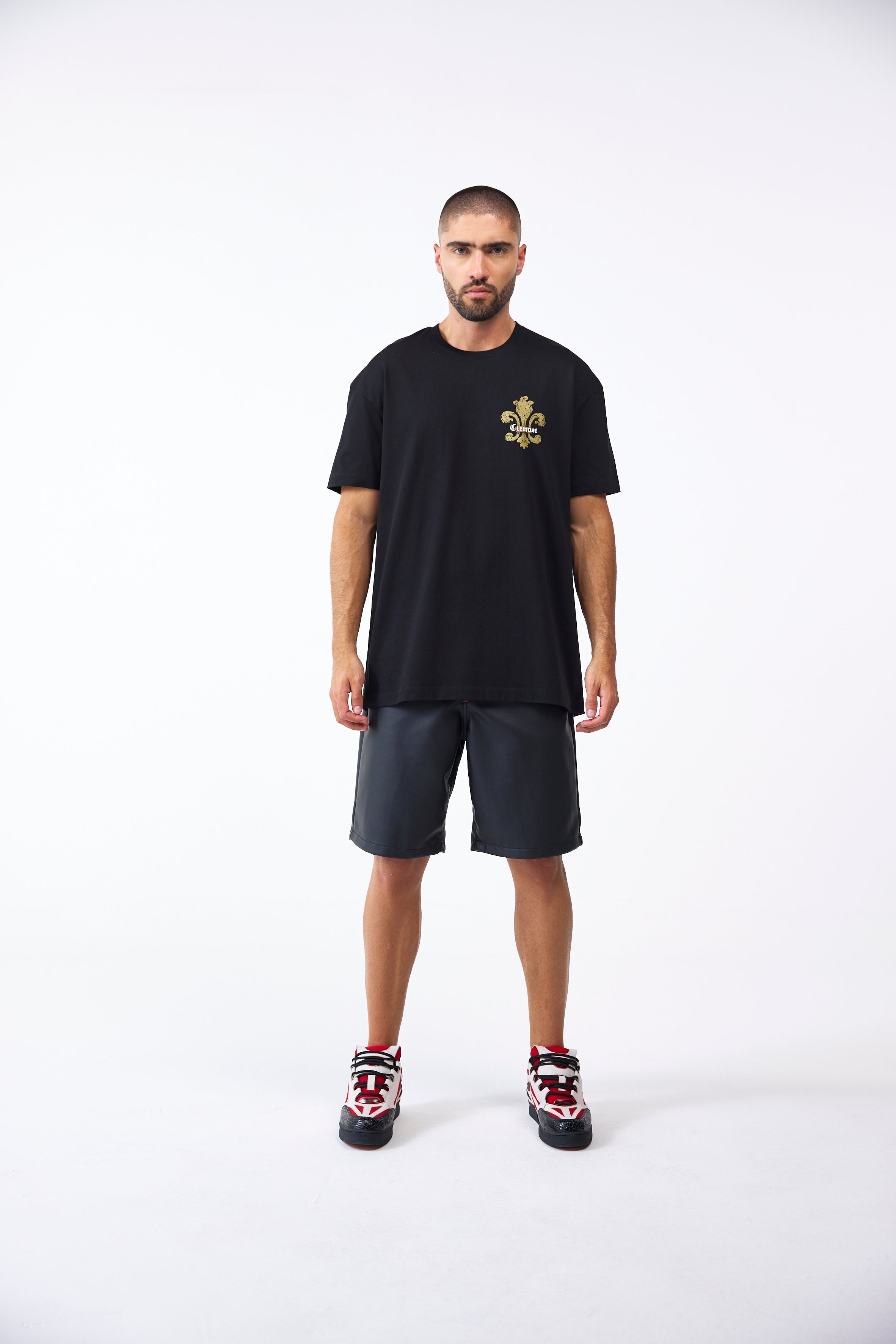 CAMISETA MASCULINO SOSPIRO NEGRO CLEMONT