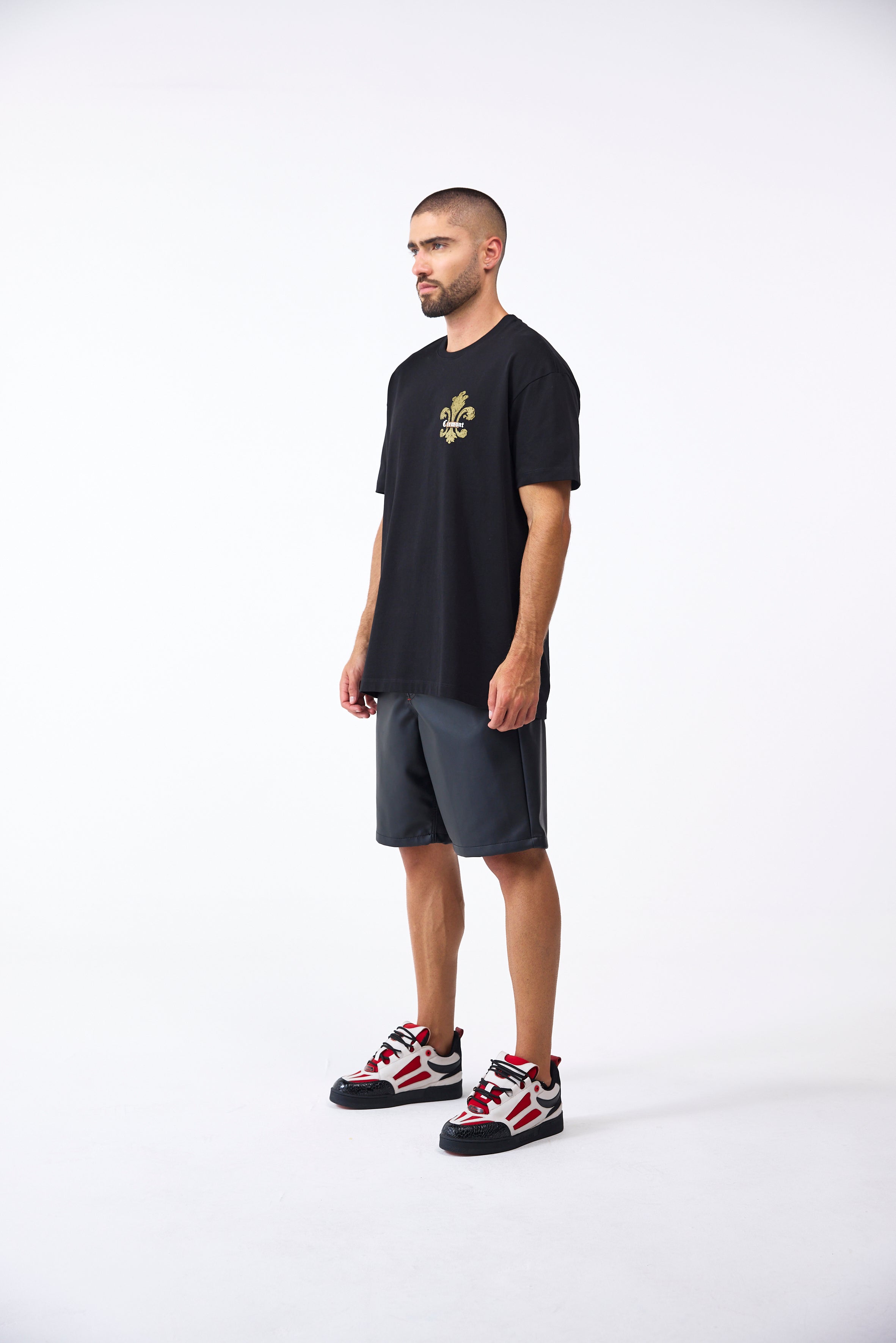 CAMISETA MASCULINO SOSPIRO NEGRO CLEMONT