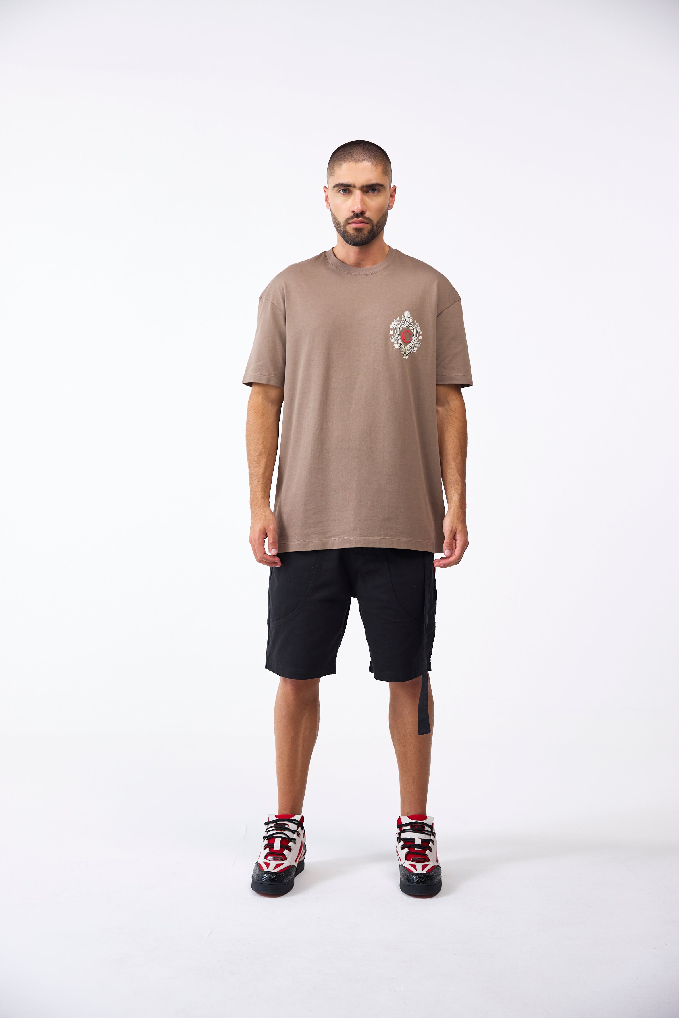 CAMISETA MASCULINO EUFORIA TAUPE CLEMONT