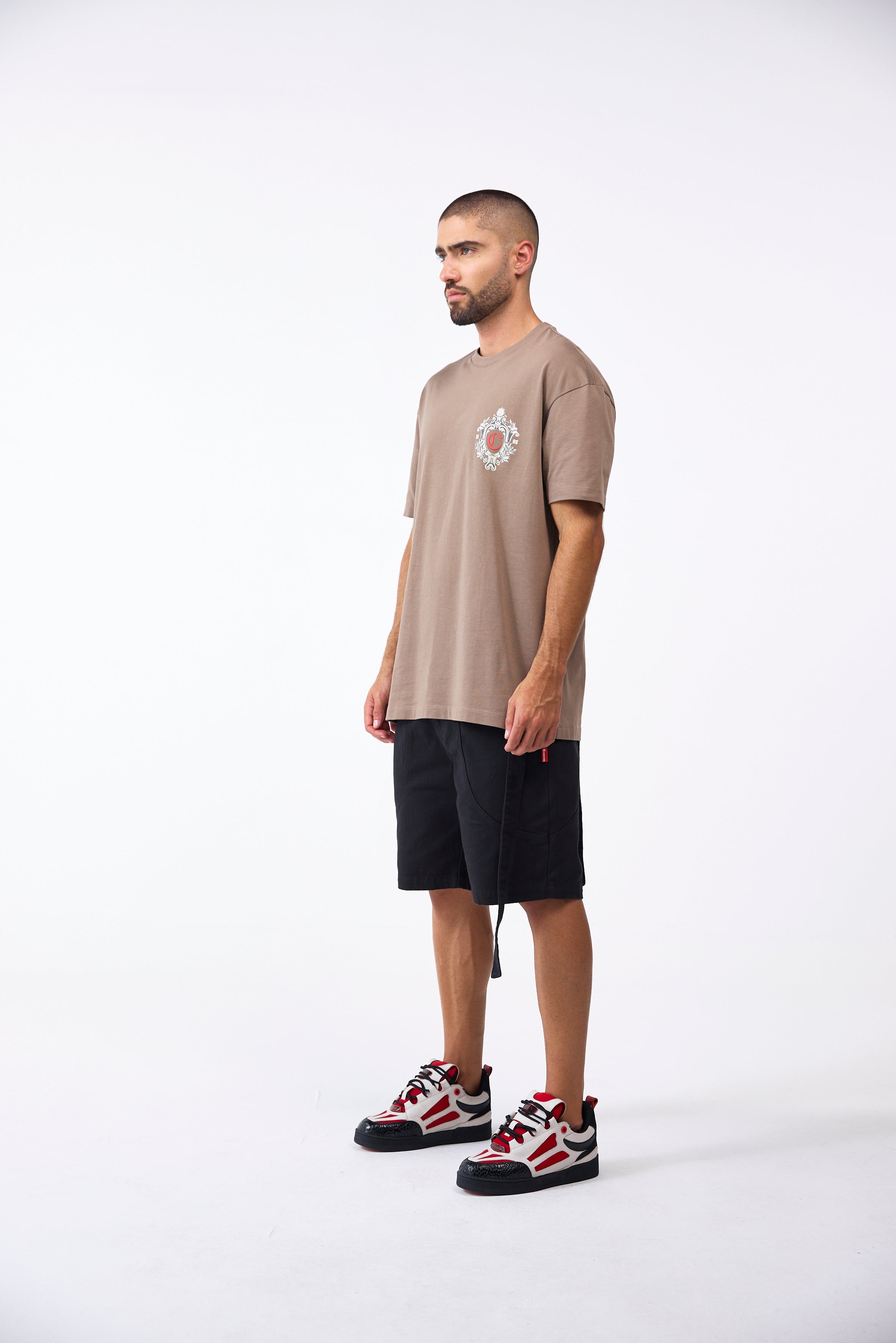 CAMISETA MASCULINO EUFORIA TAUPE CLEMONT