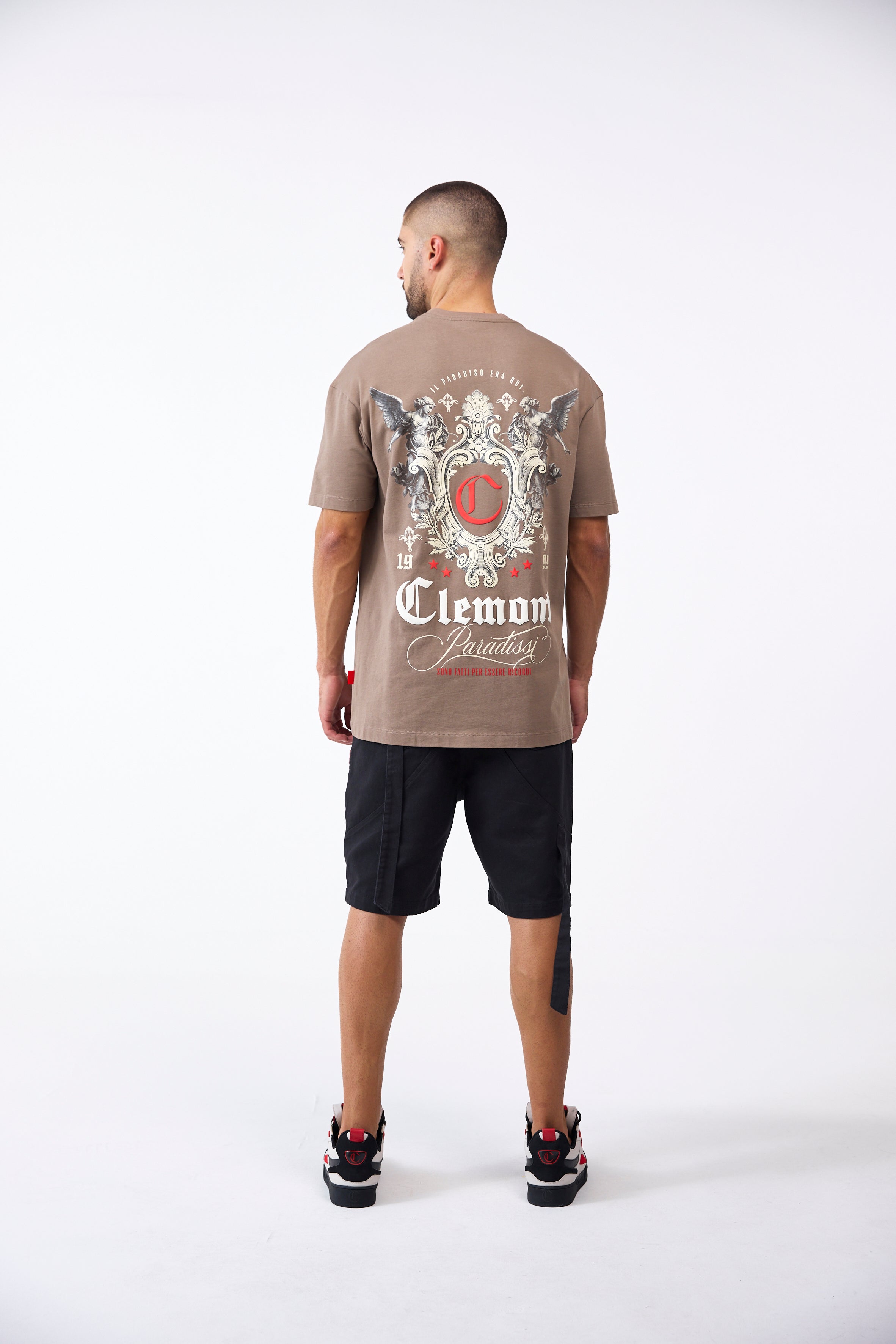 CAMISETA MASCULINO EUFORIA TAUPE CLEMONT