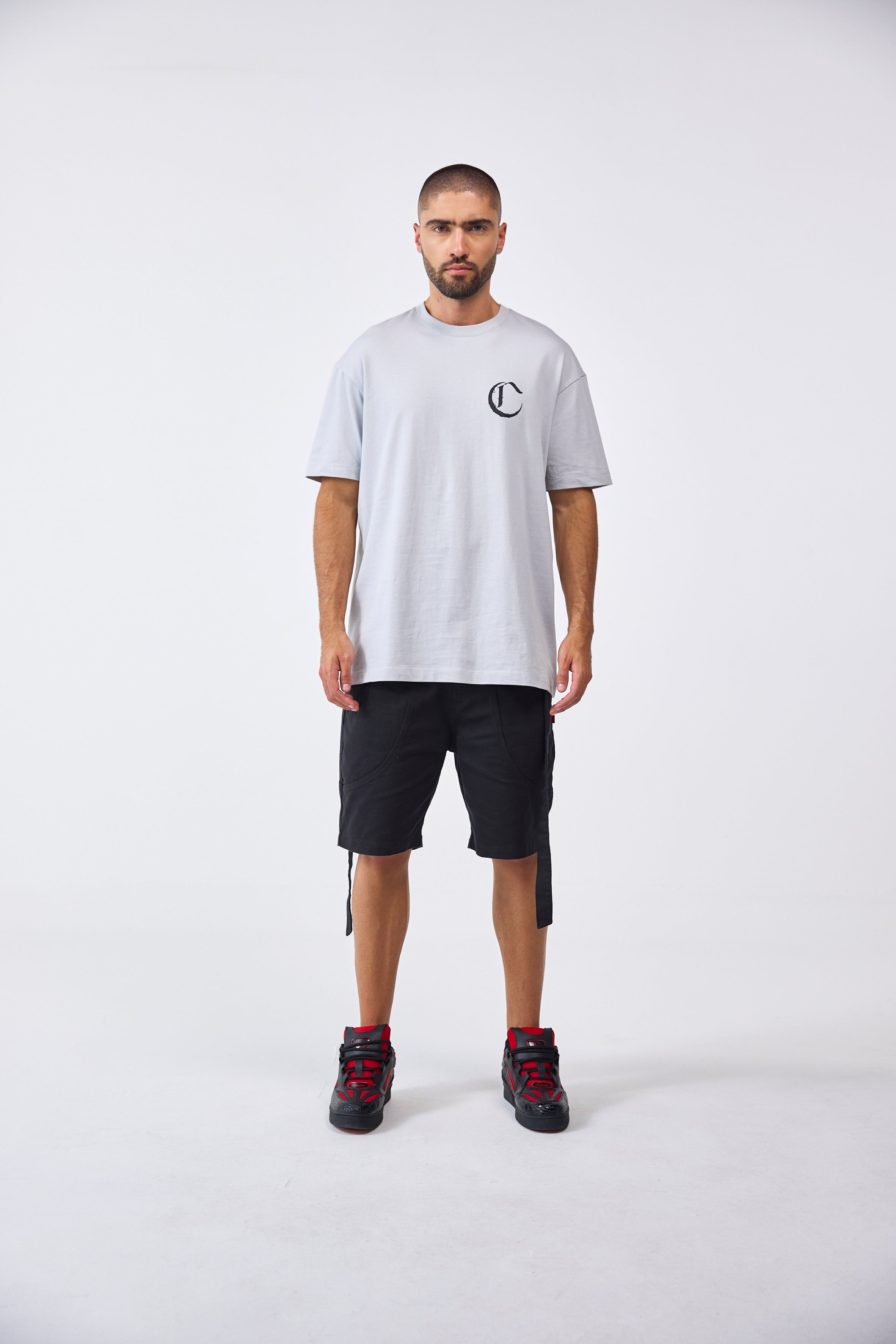 CAMISETA MASCULINO GIOIOSO GRIS CLEMONT
