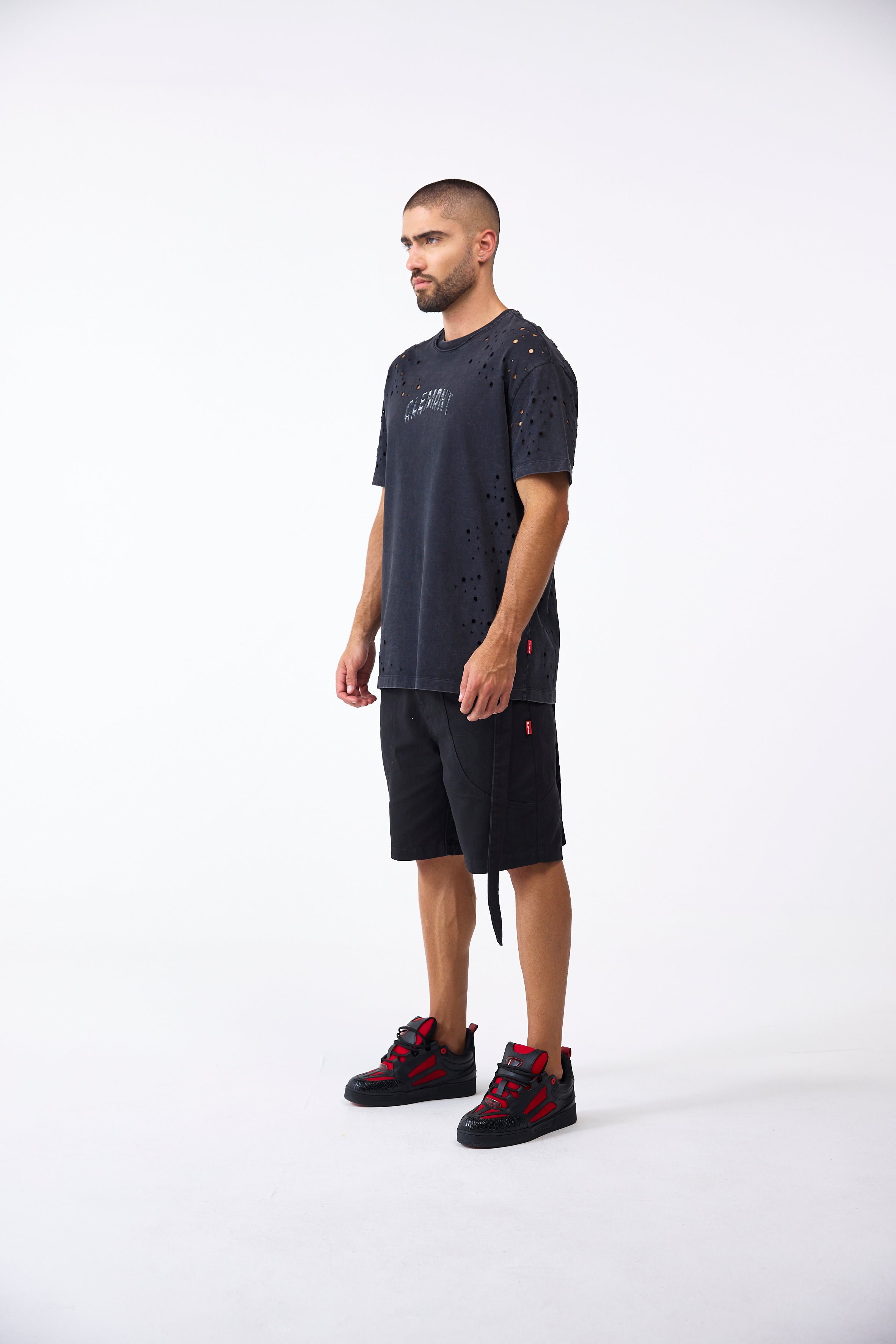 CAMISETA MASCULINO TORCHIO NEGRO CLEMONT