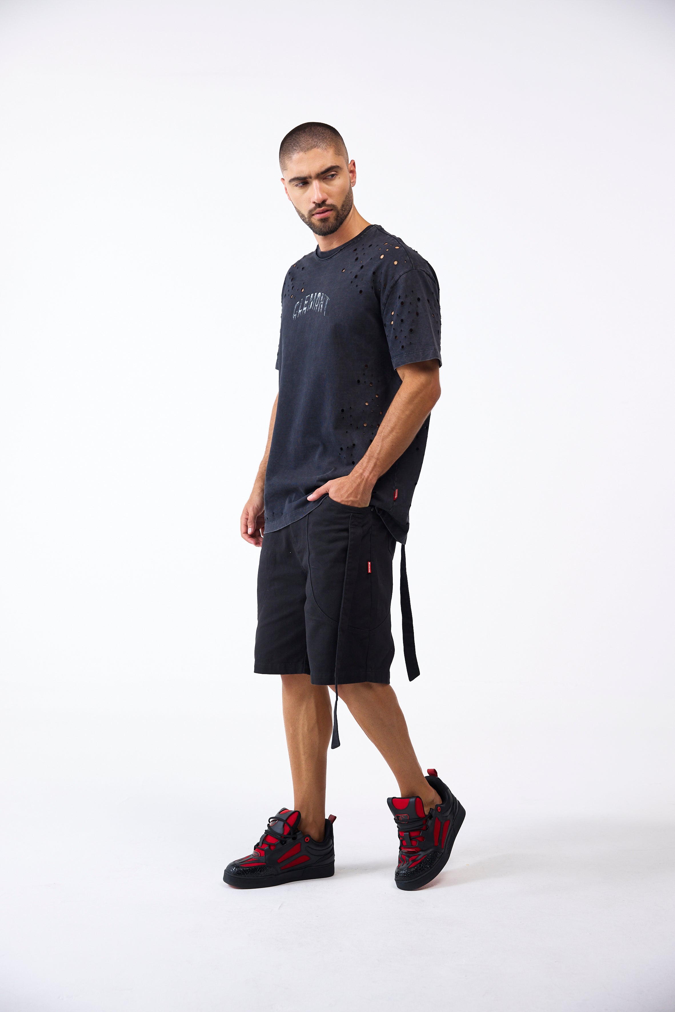 CAMISETA MASCULINO TORCHIO NEGRO CLEMONT
