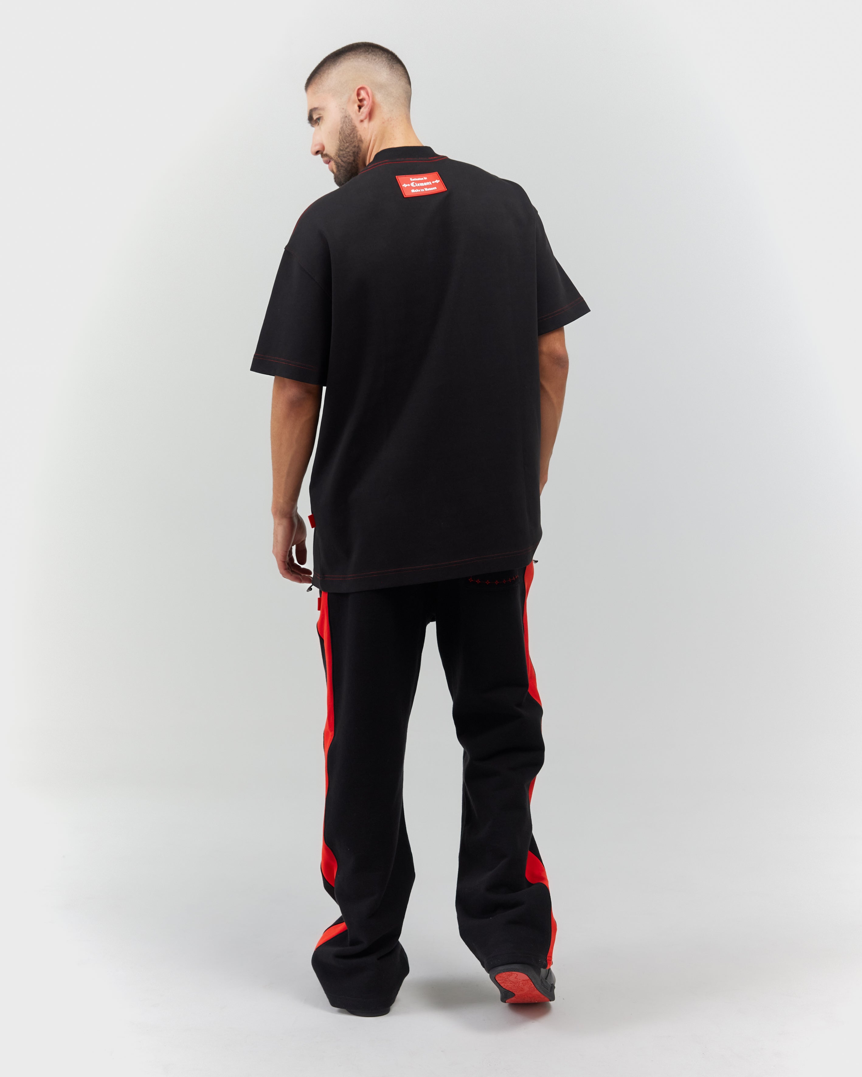 T-SHIRT MEN OVERSIZED  INFERNO NEGRO CLEMONT