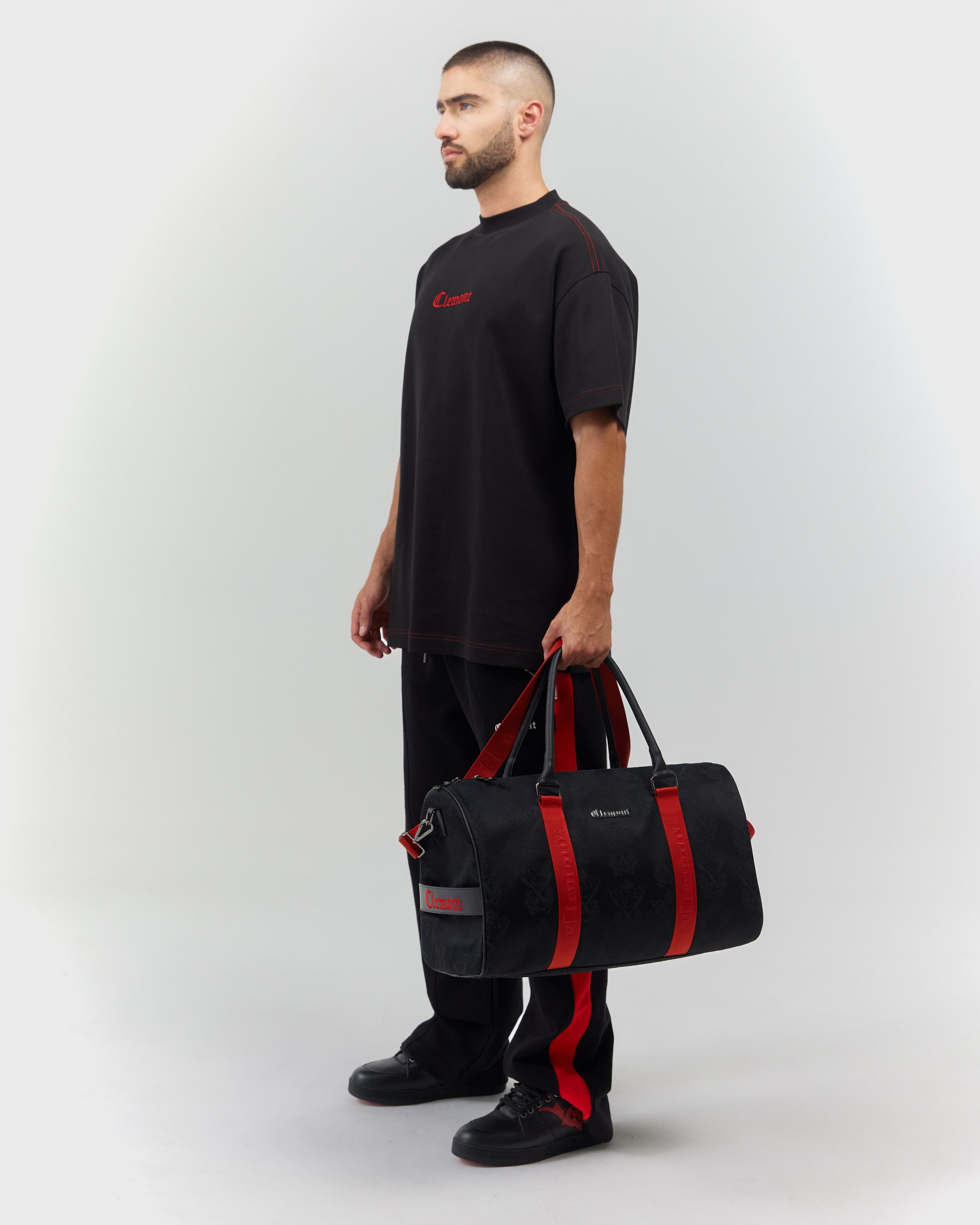 DUFFLE BAG  LUCENTE JAQUART NEGRO CLEMONT