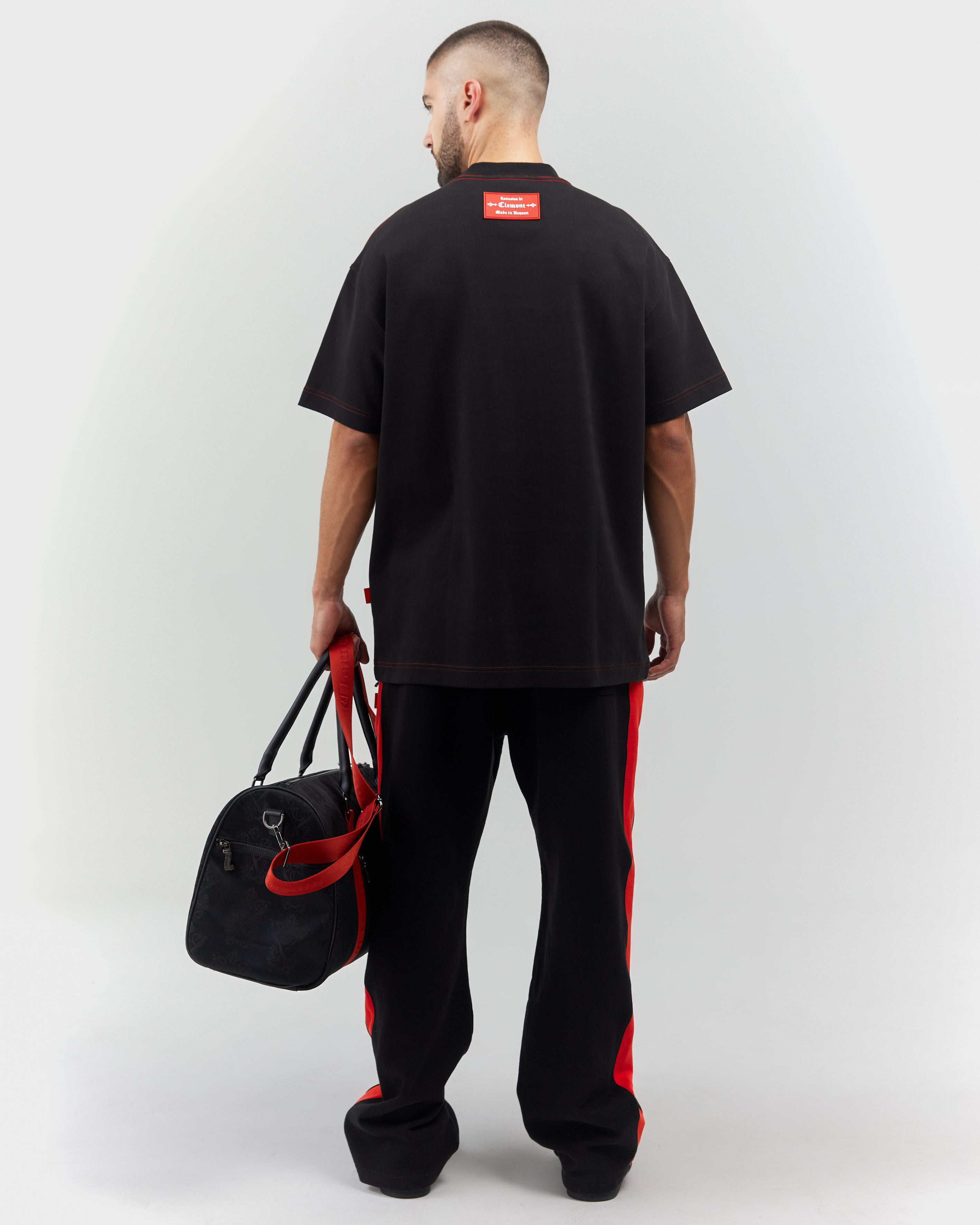 DUFFLE BAG  LUCENTE JAQUART NEGRO CLEMONT