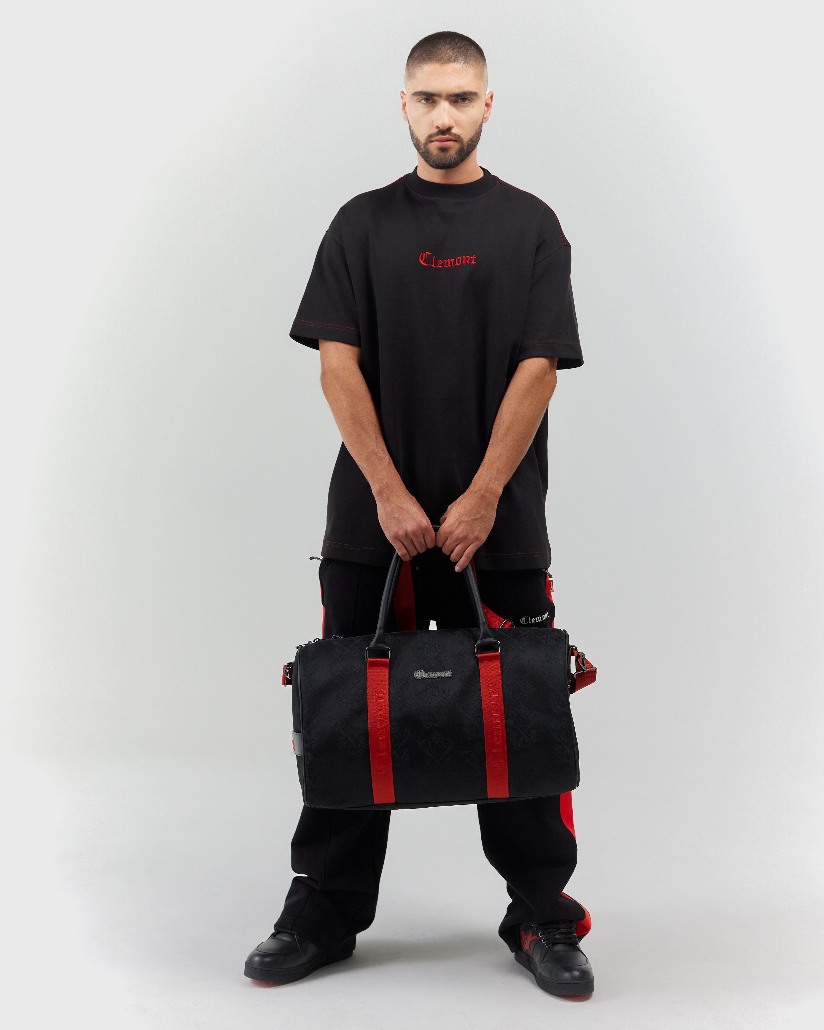 DUFFLE BAG  LUCENTE JAQUART NEGRO CLEMONT