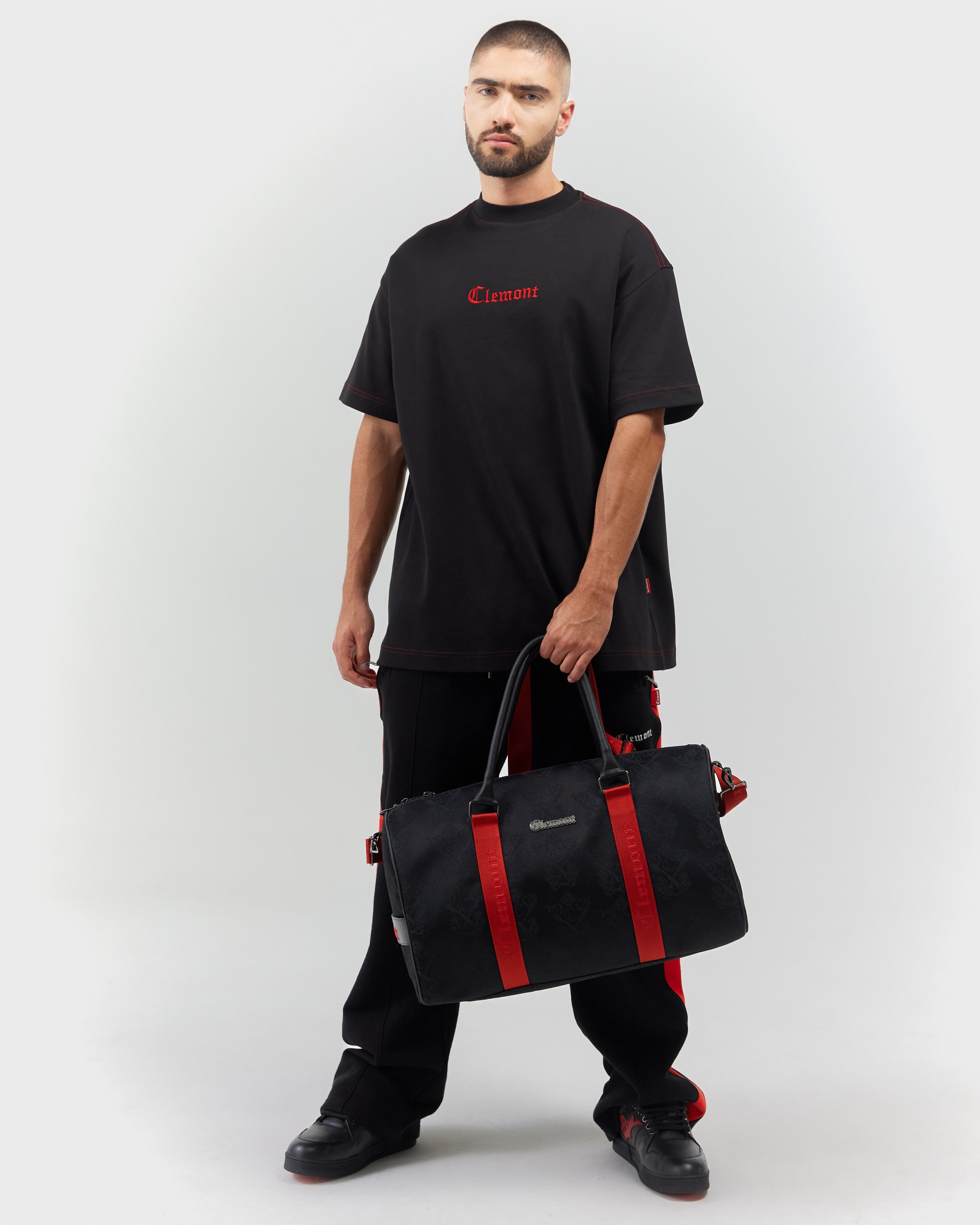 DUFFLE BAG  LUCENTE JAQUART NEGRO CLEMONT