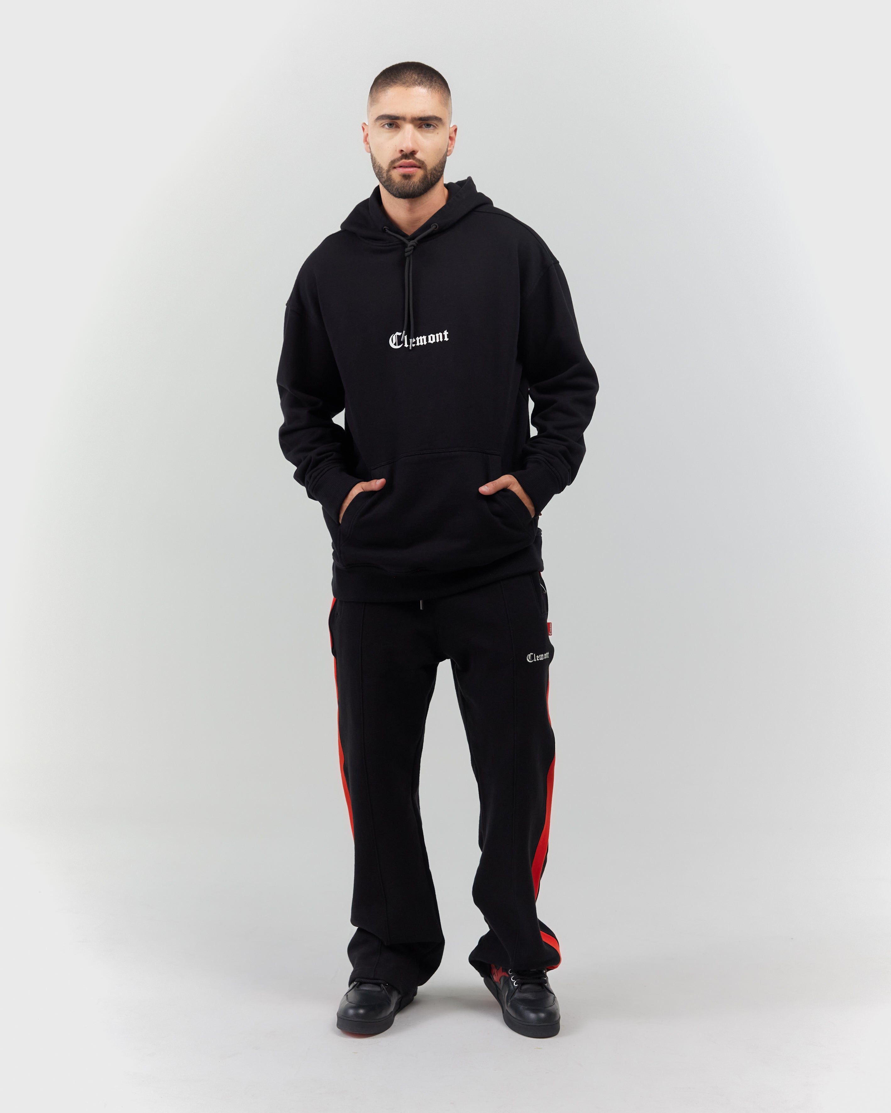 HOODIE MEN  INCANTEVOLE BLACK CLEMONT