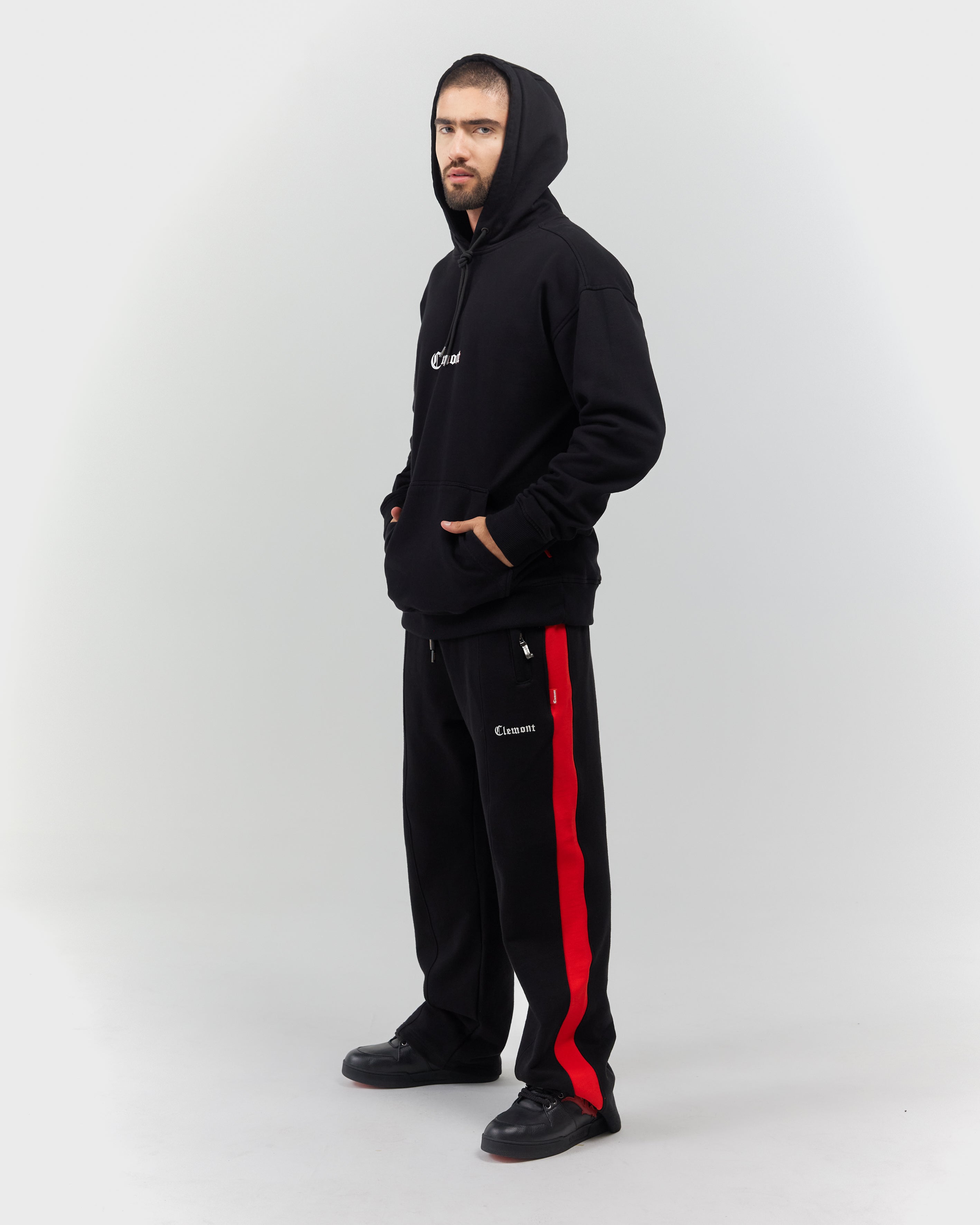 HOODIE MEN  INCANTEVOLE BLACK CLEMONT