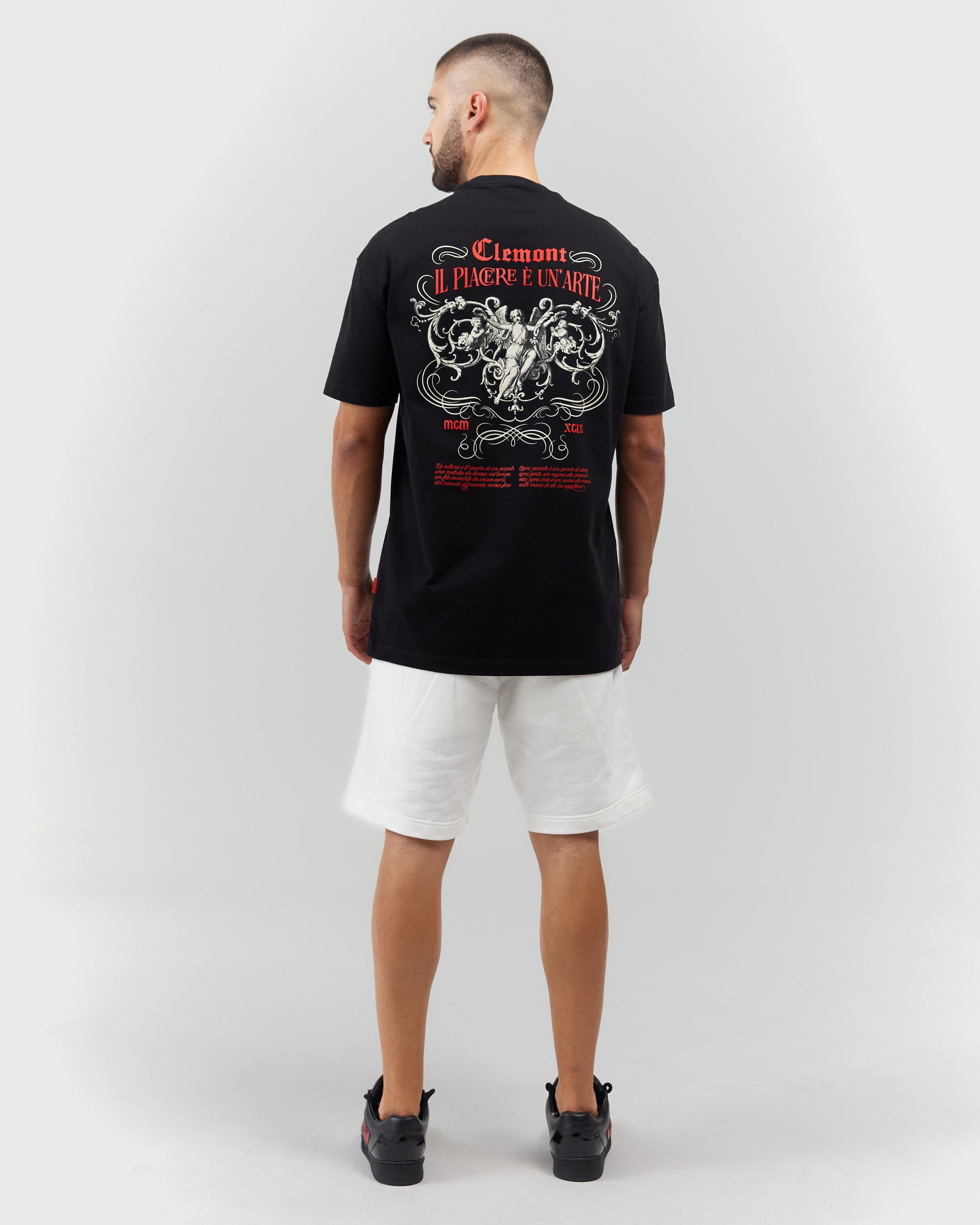 T-SHIRT MEN ESTILO BLACK CLEMONT