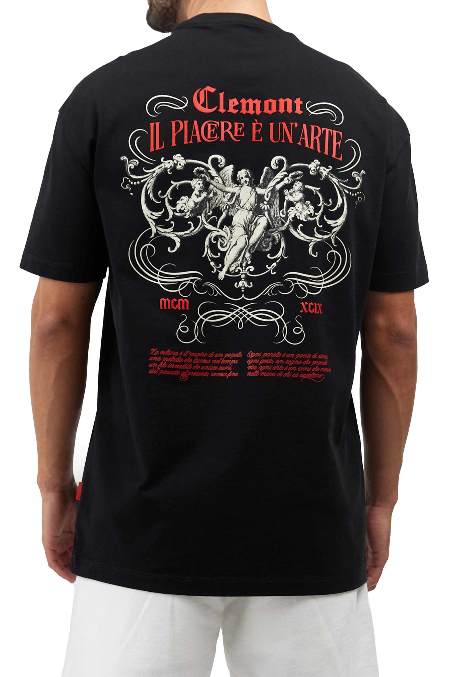 T-SHIRT MEN ESTILO BLACK  CLEMONT