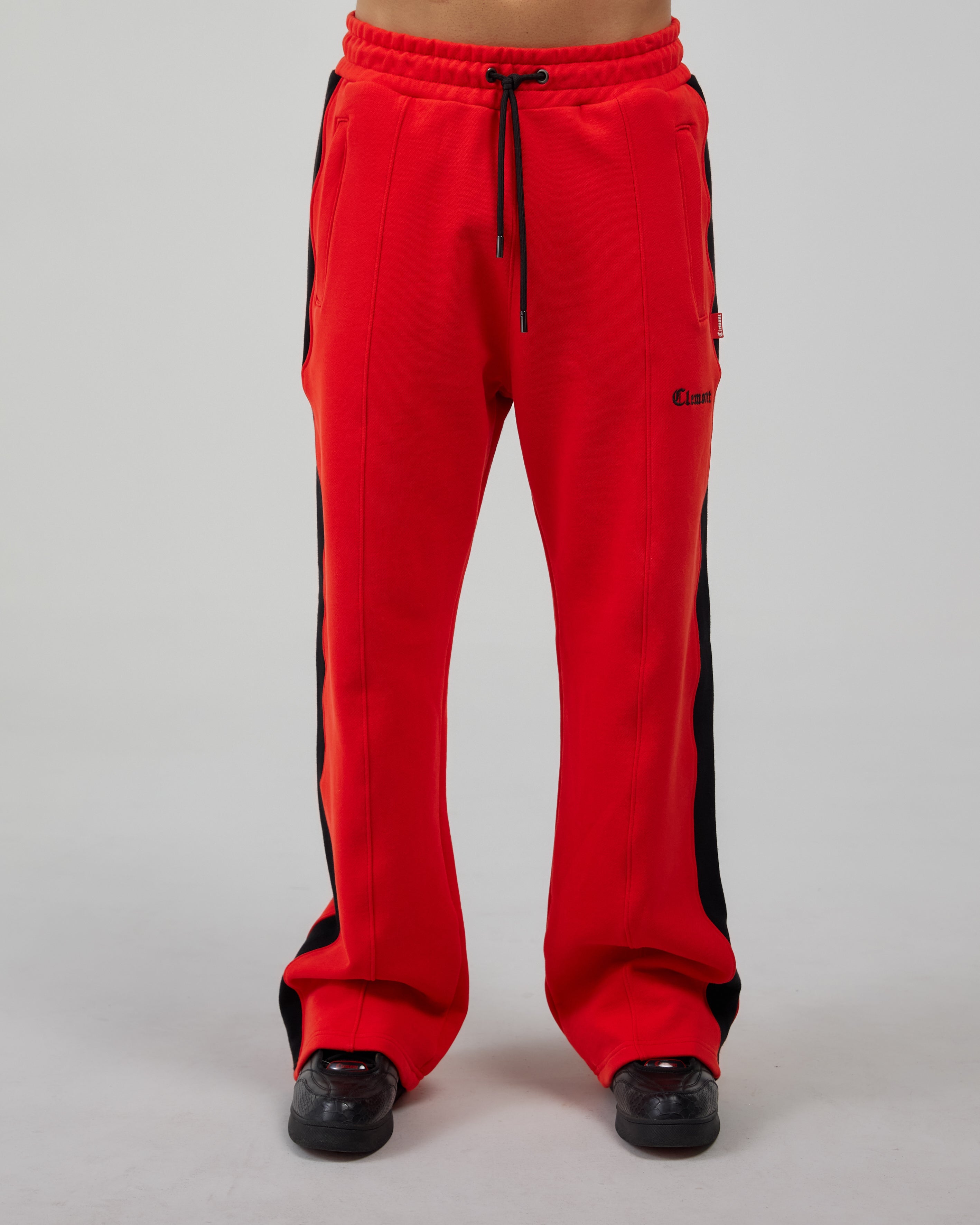 SWEAT PANTS MEN  RISPLENDERE RED CLEMONT