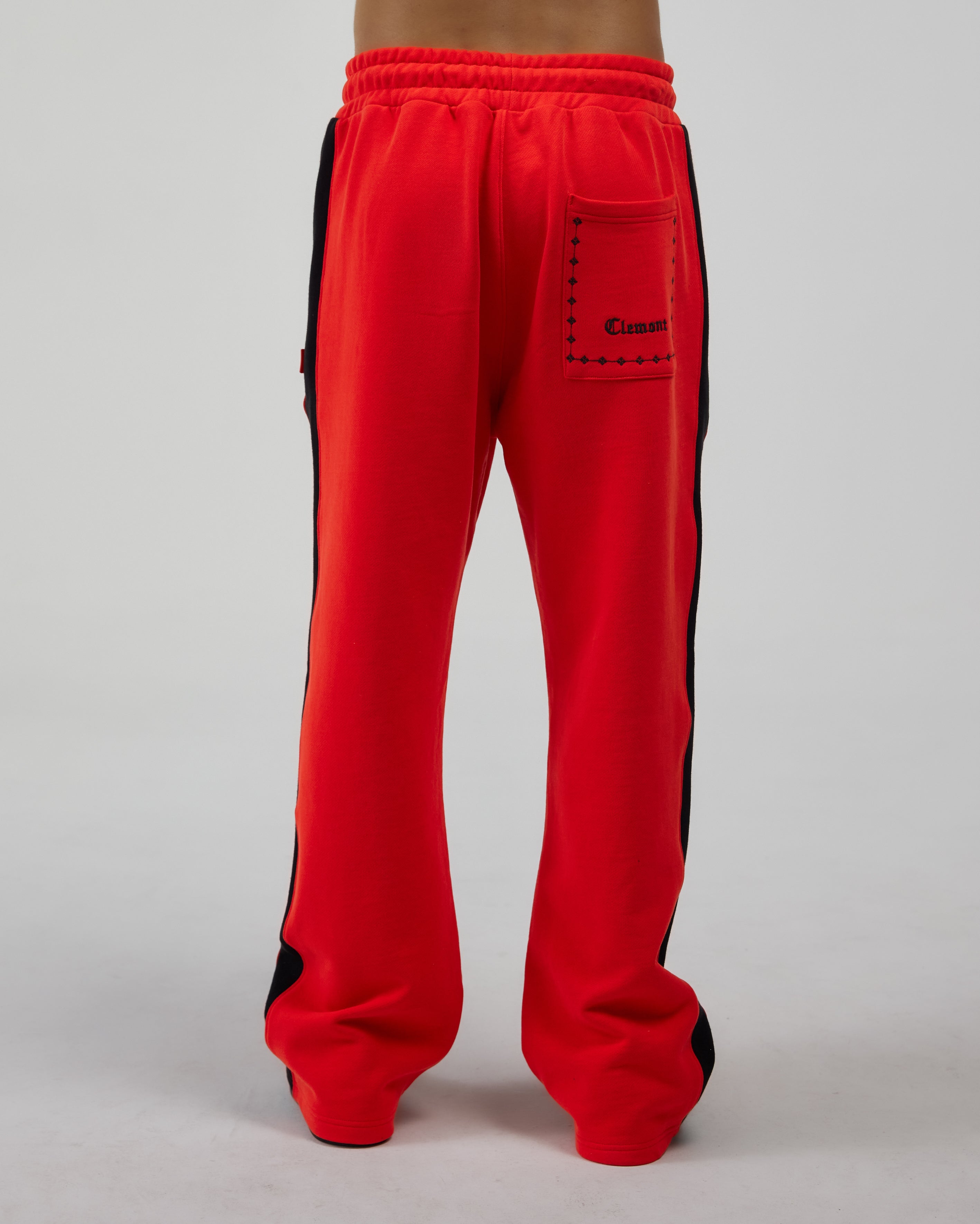 SWEAT PANTS MEN  RISPLENDERE RED CLEMONT