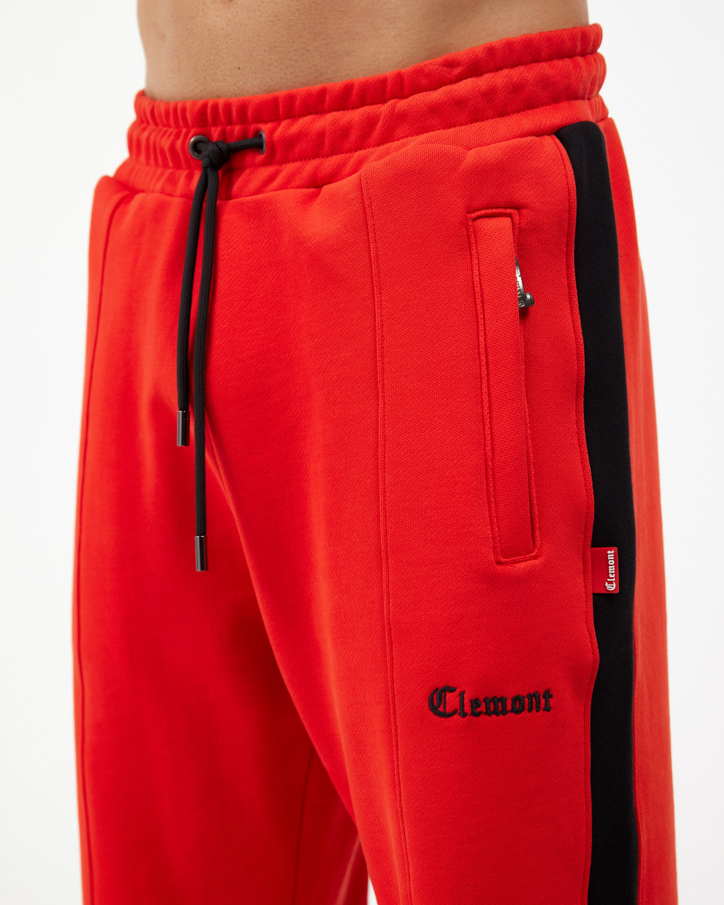 SWEAT PANTS MEN  RISPLENDERE RED CLEMONT