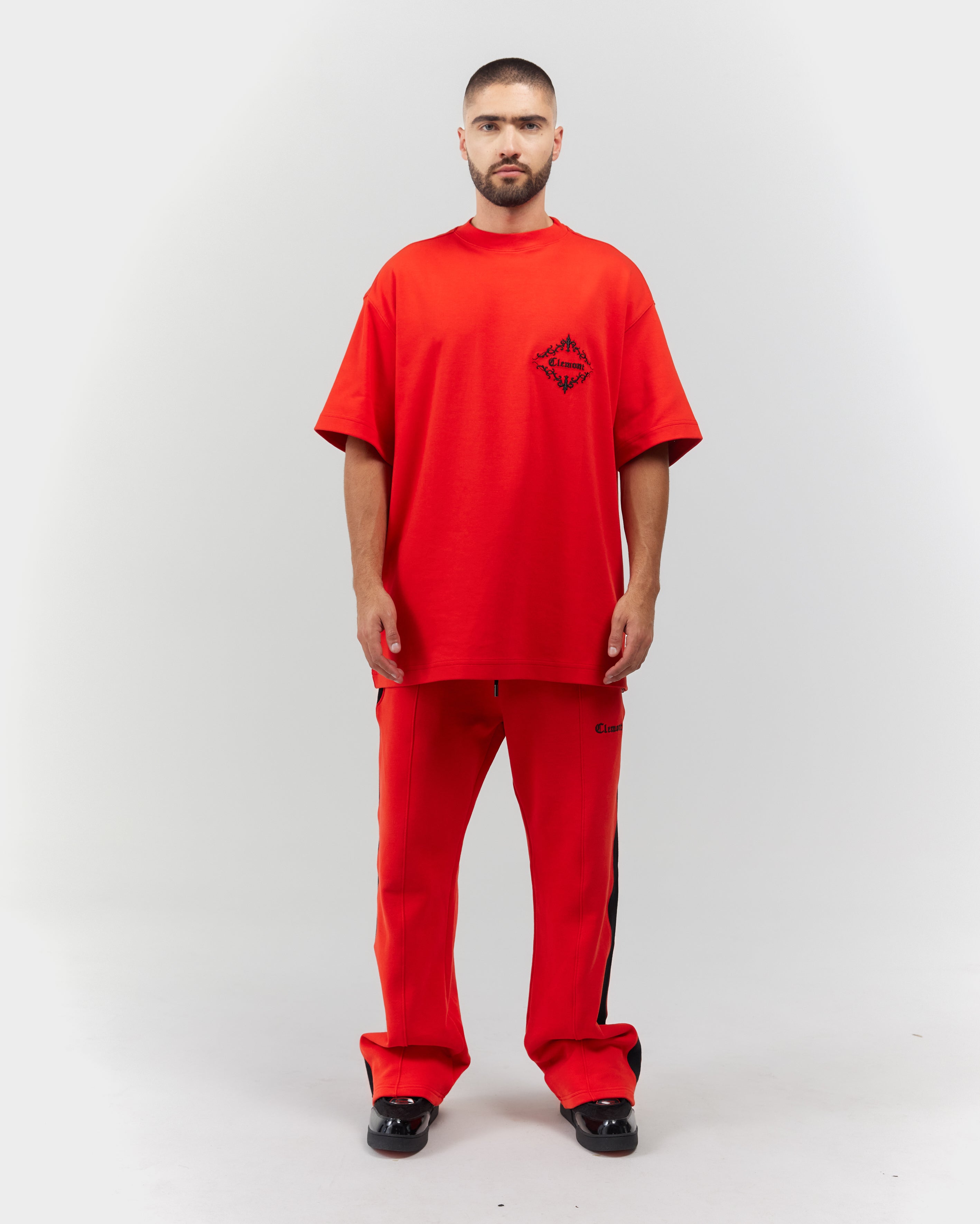T-SHIRT MEN OVERSIZED  PERFETTO RED CLEMONT