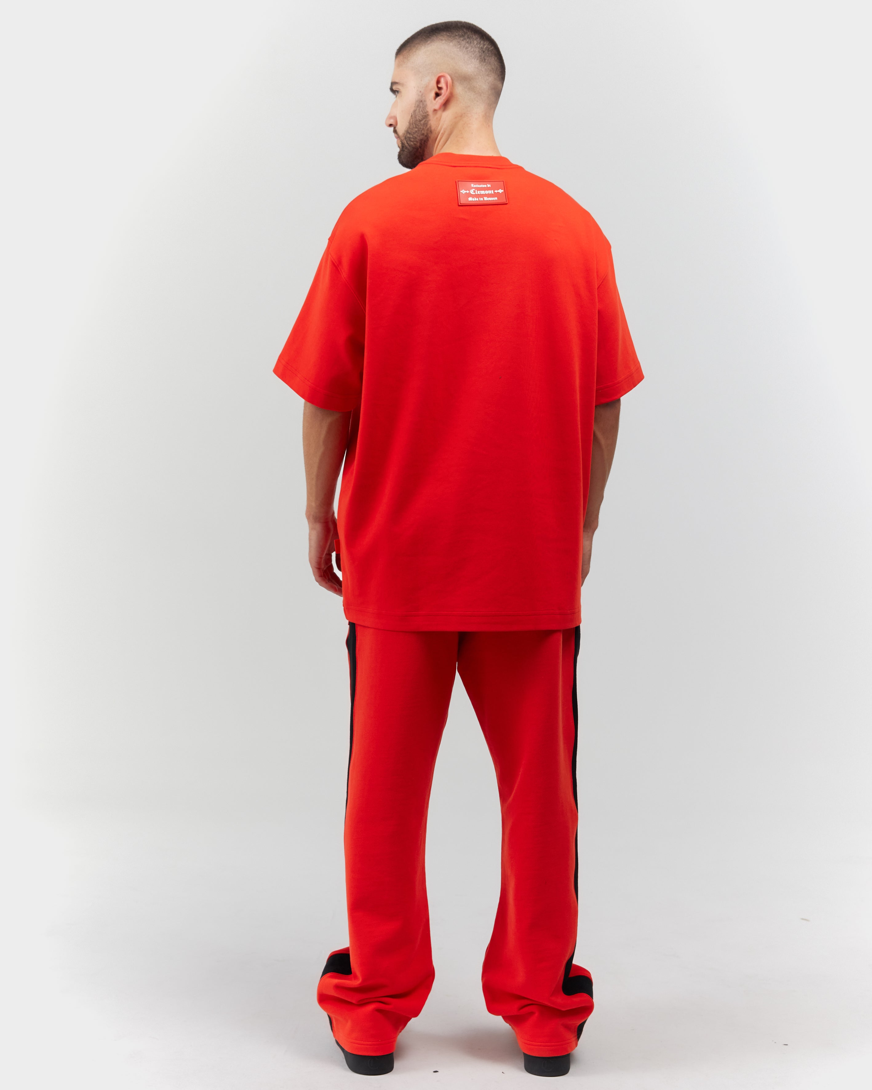 T-SHIRT MEN OVERSIZED  PERFETTO RED CLEMONT