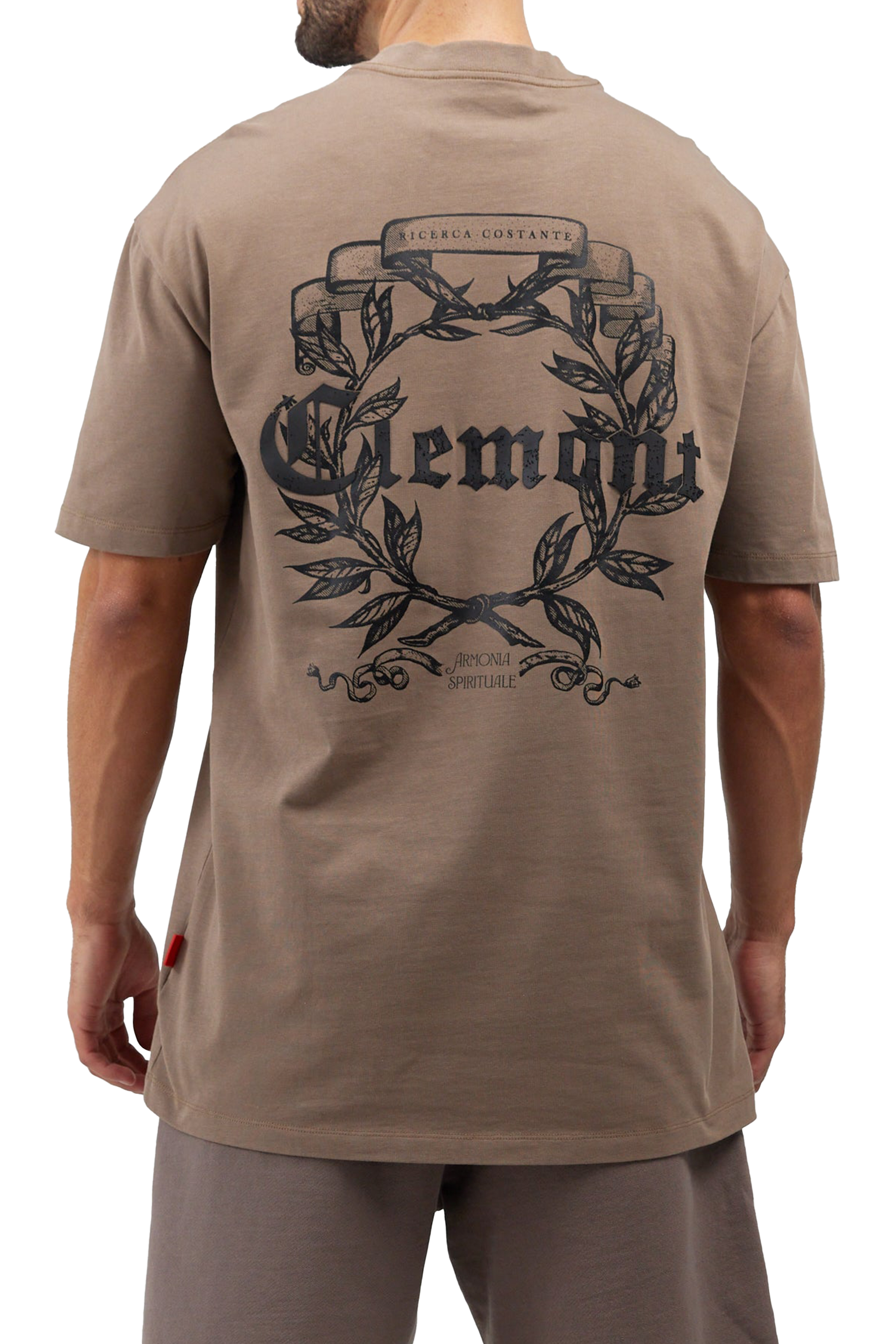 T-SHIRT MEN ESTREMO TAUPE CLEMONT