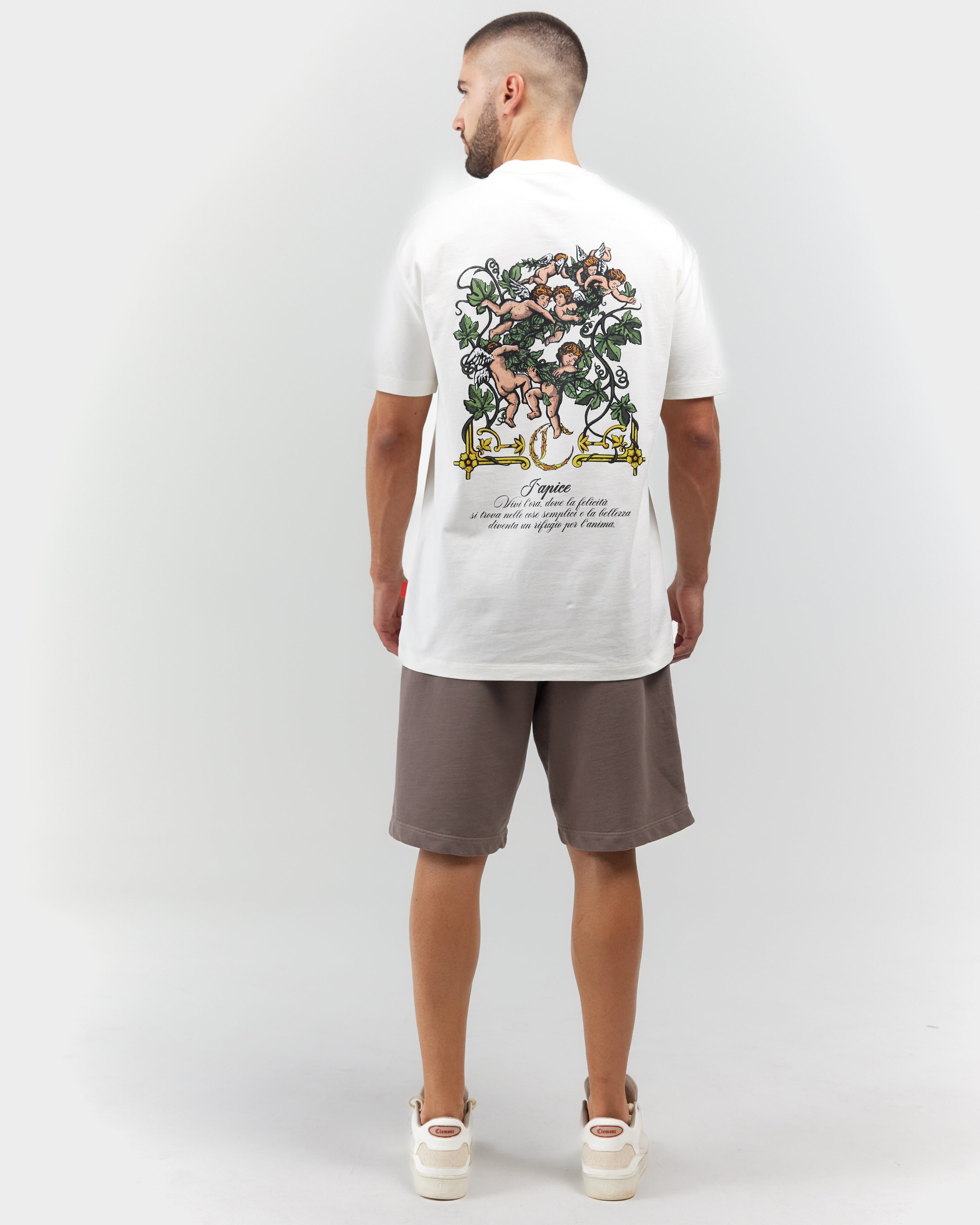 T-SHIRT MEN RISPLENDENTE CREAM  CLEMONT