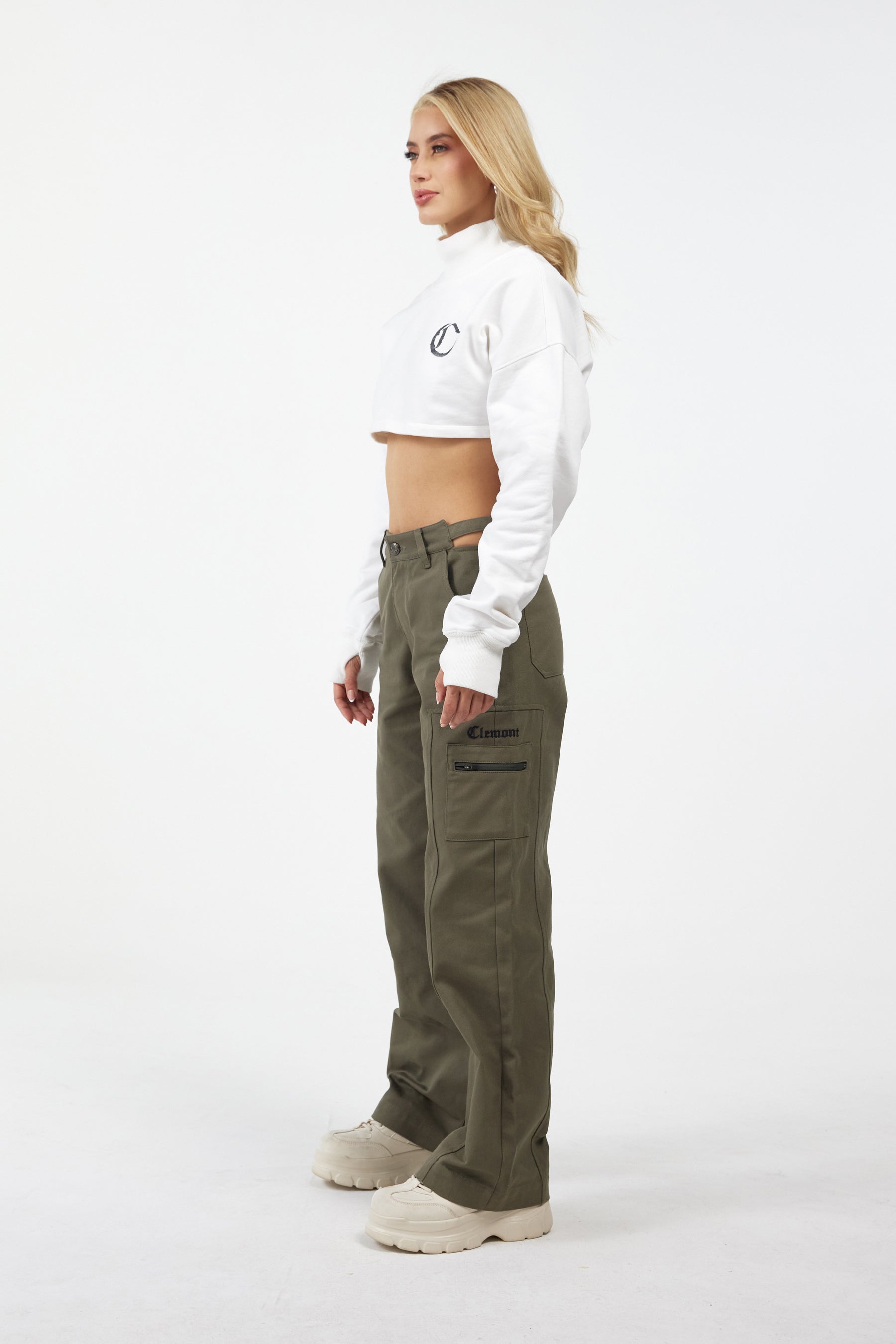 CROPPED SWEATER WOMEN  DOLCE CREAM  CLEMONT