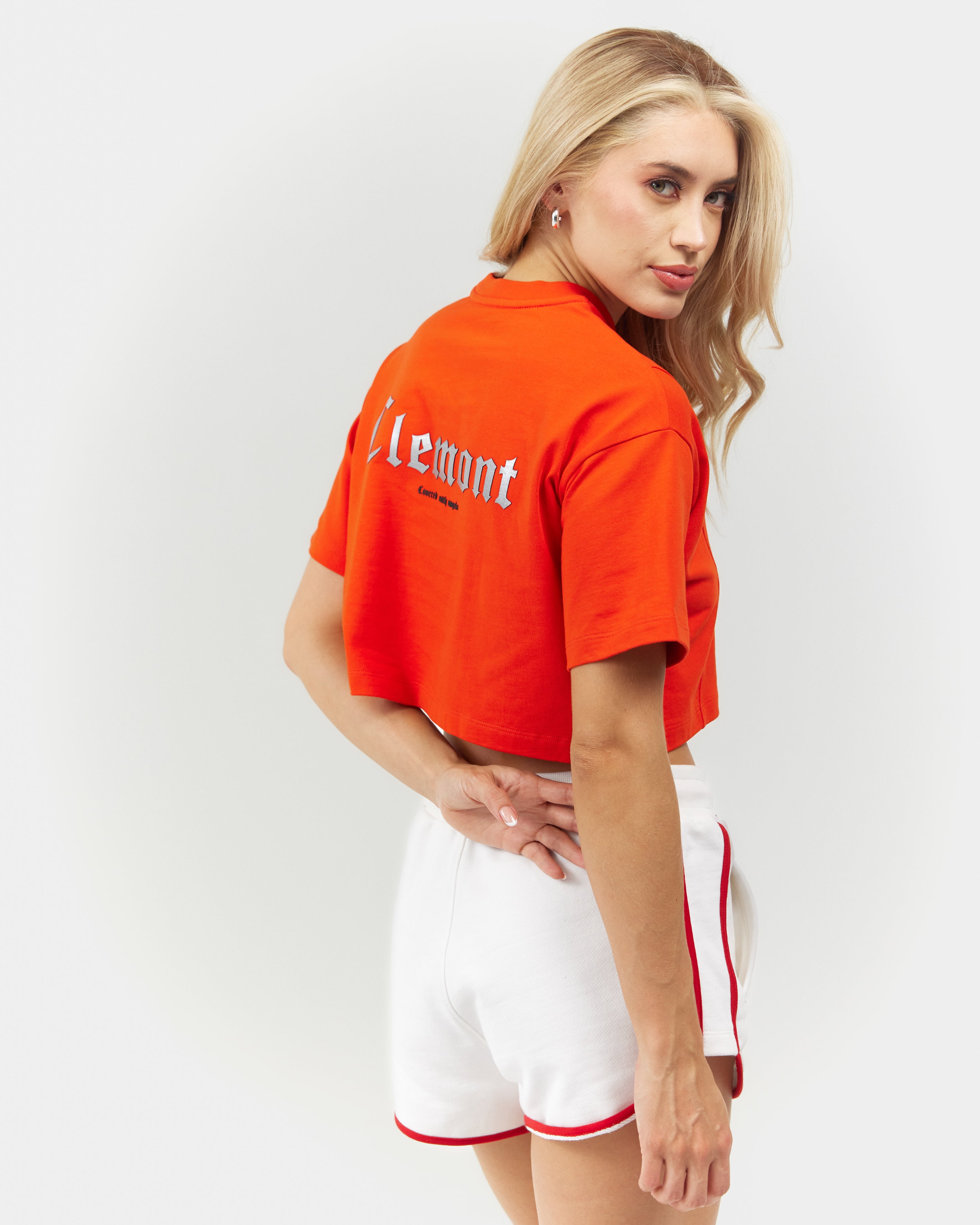 CROP TOP WOMEN  RAGGIANTE  RED CLEMONT
