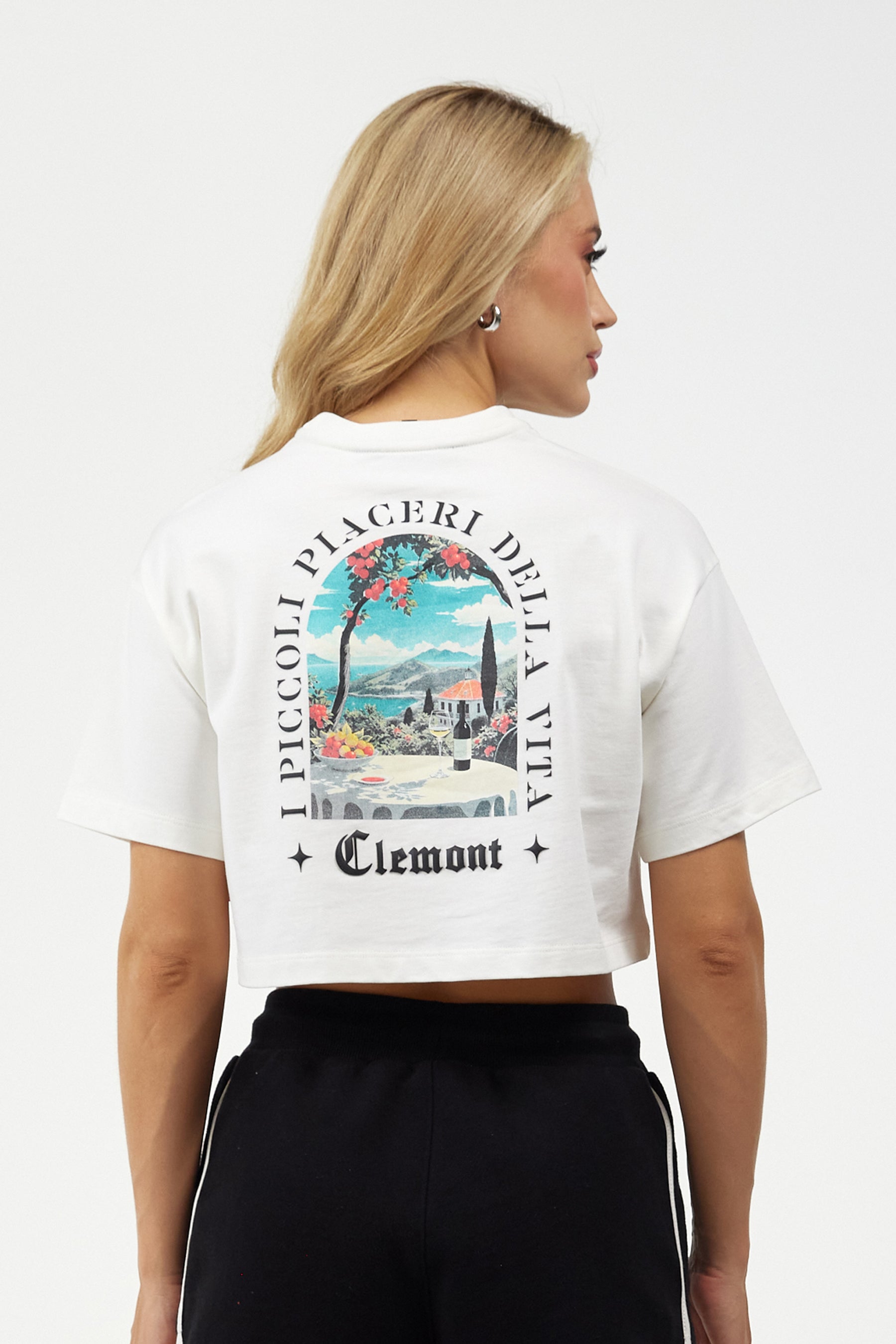 CROP TOP WOMEN  ARDENTE CREAM  CLEMONT