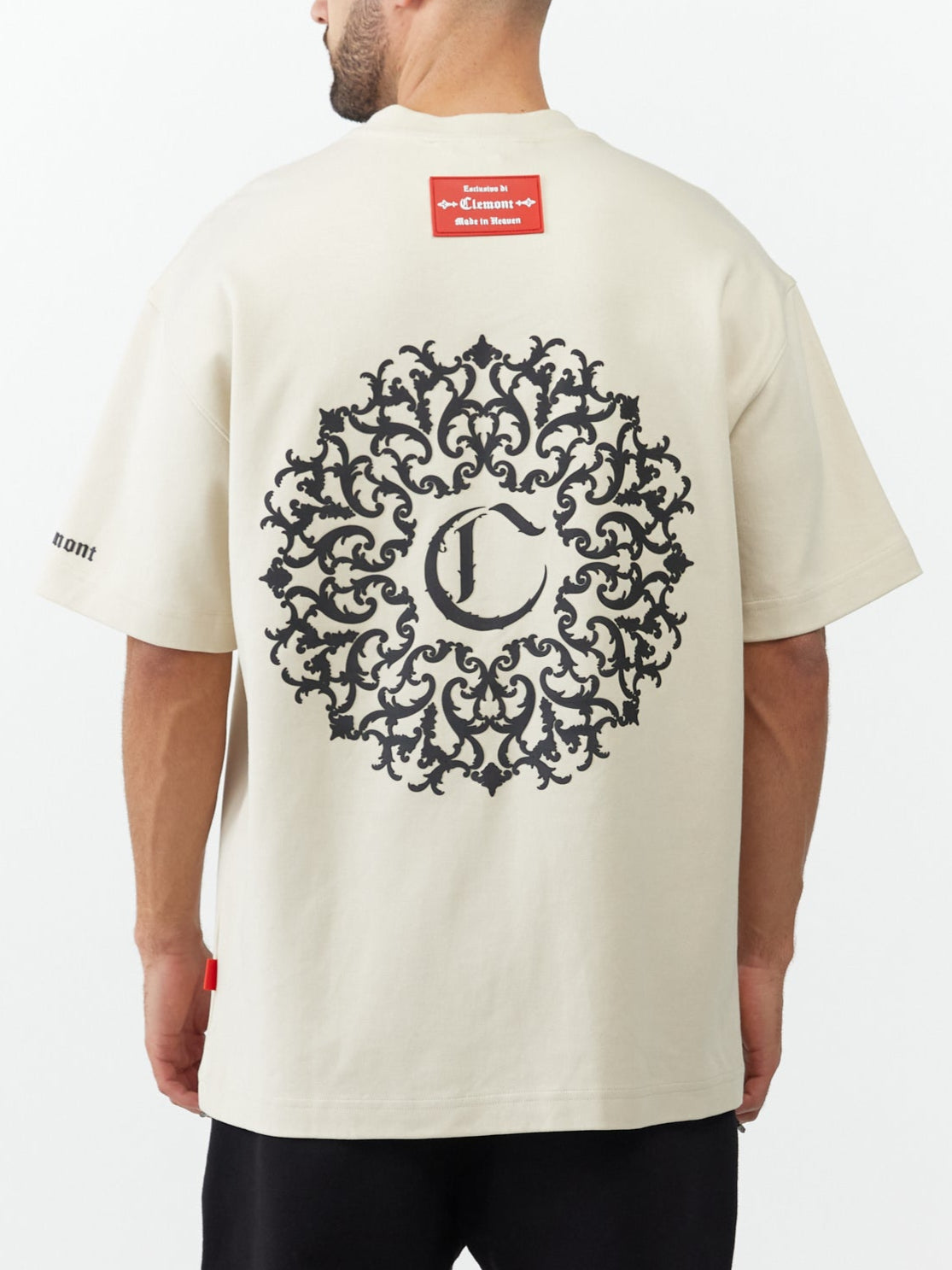 T-SHIRT MEN OVERSIZED  ABBONDANZA COCONUT  CLEMONT