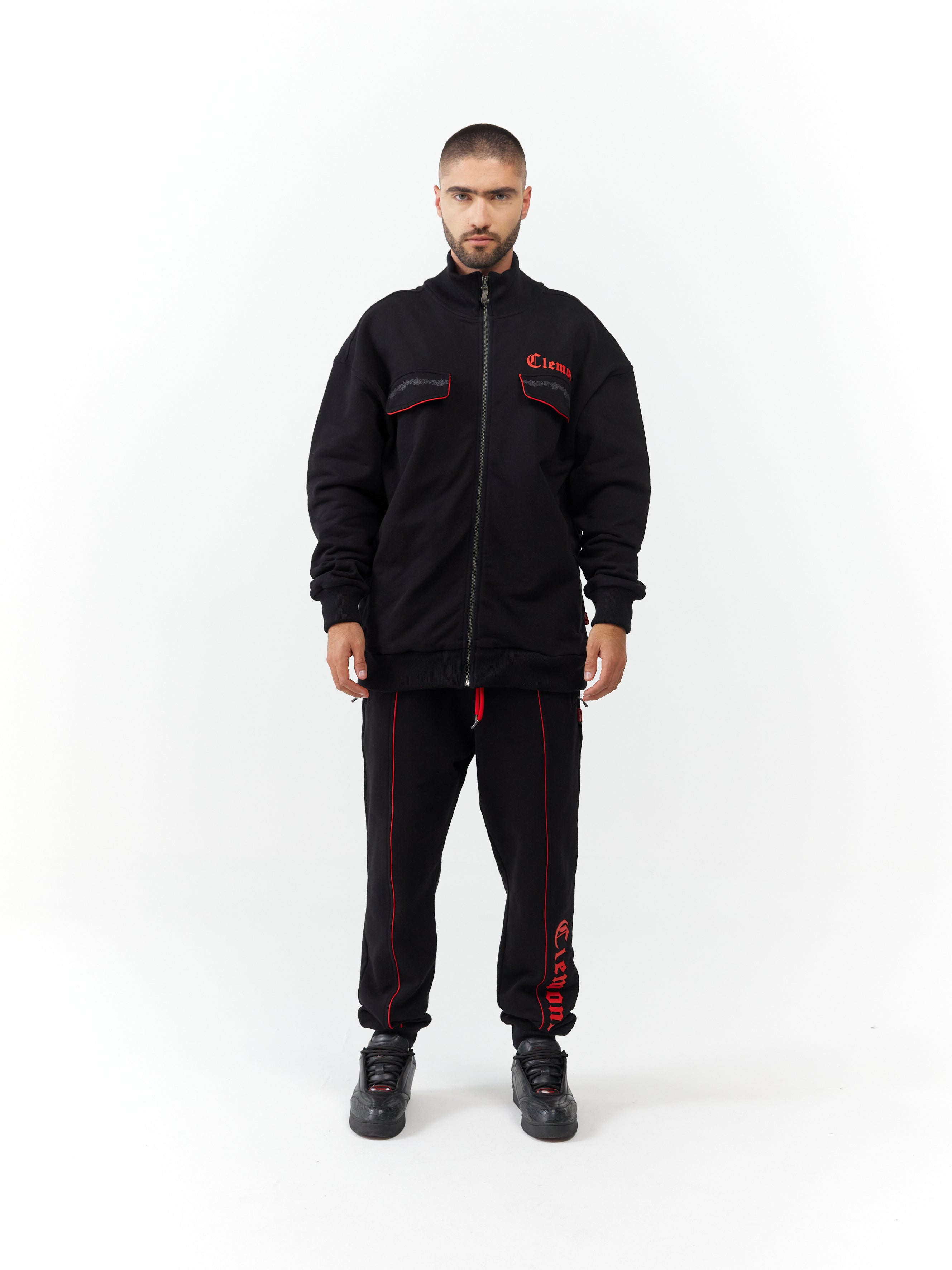 SWEATER MEN  CAREZZA  BLACK  CLEMONT