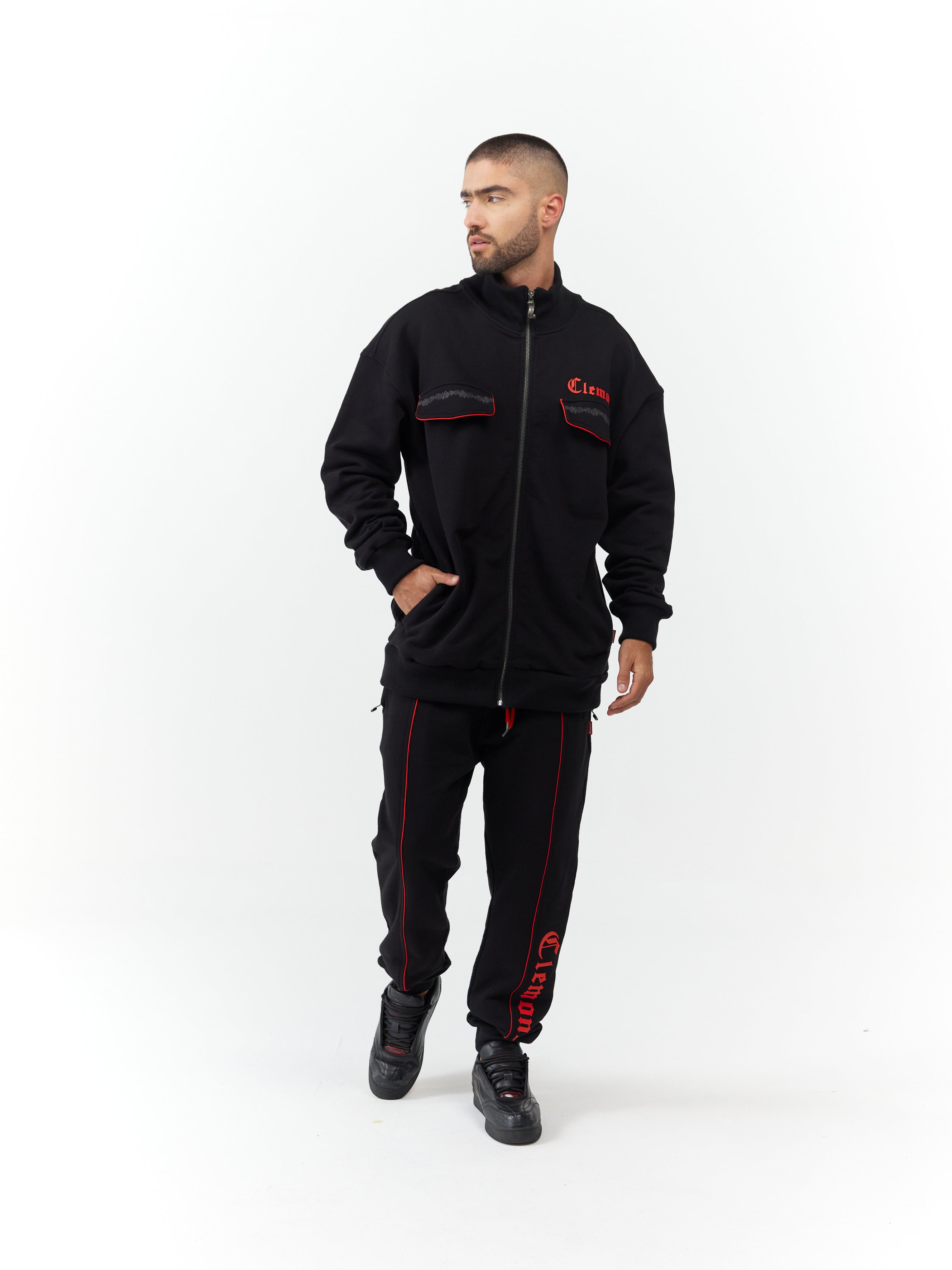 SWEATER MEN  CAREZZA  BLACK  CLEMONT