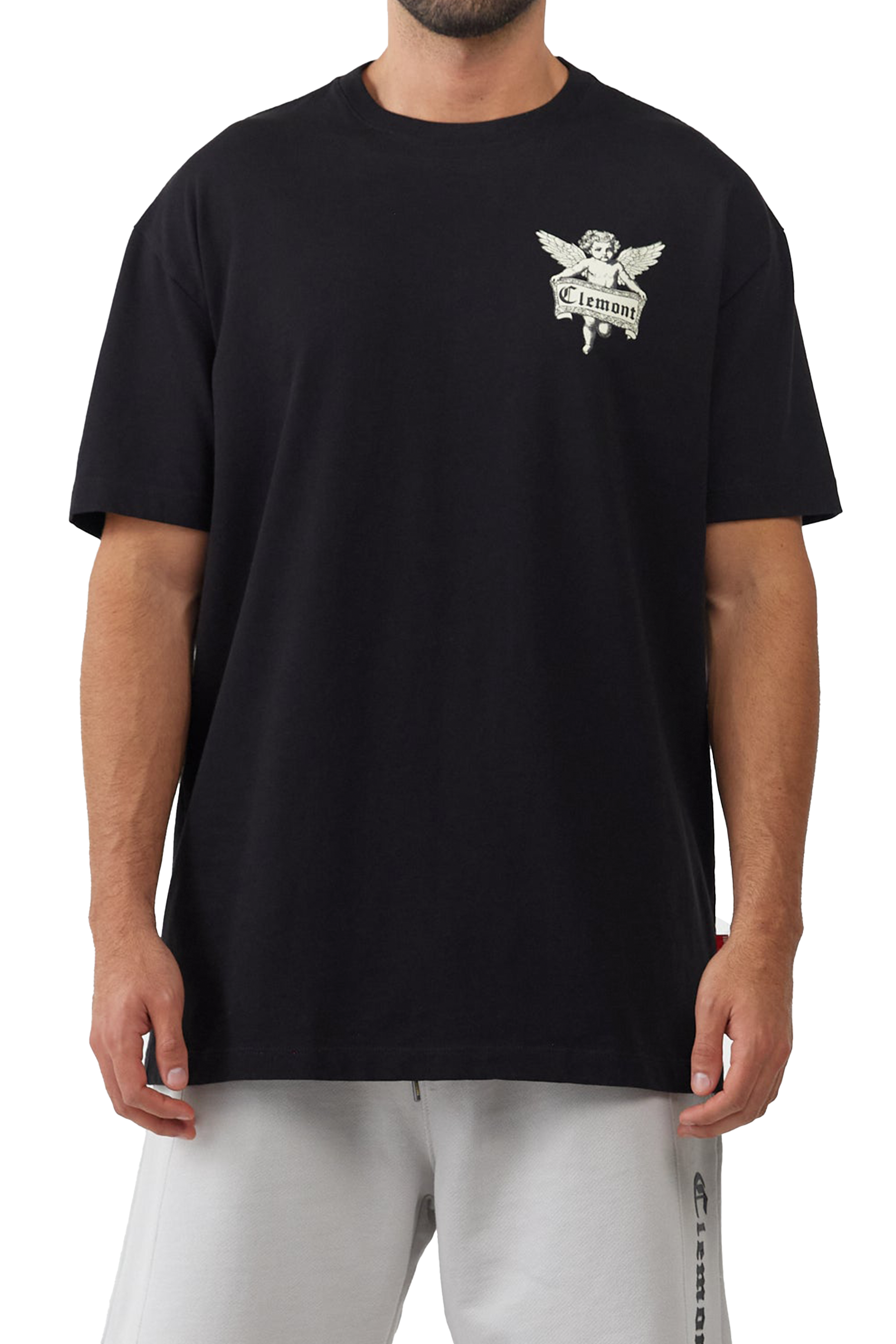 T-SHIRT MEN TRANQUILLO BLACK  CLEMONT