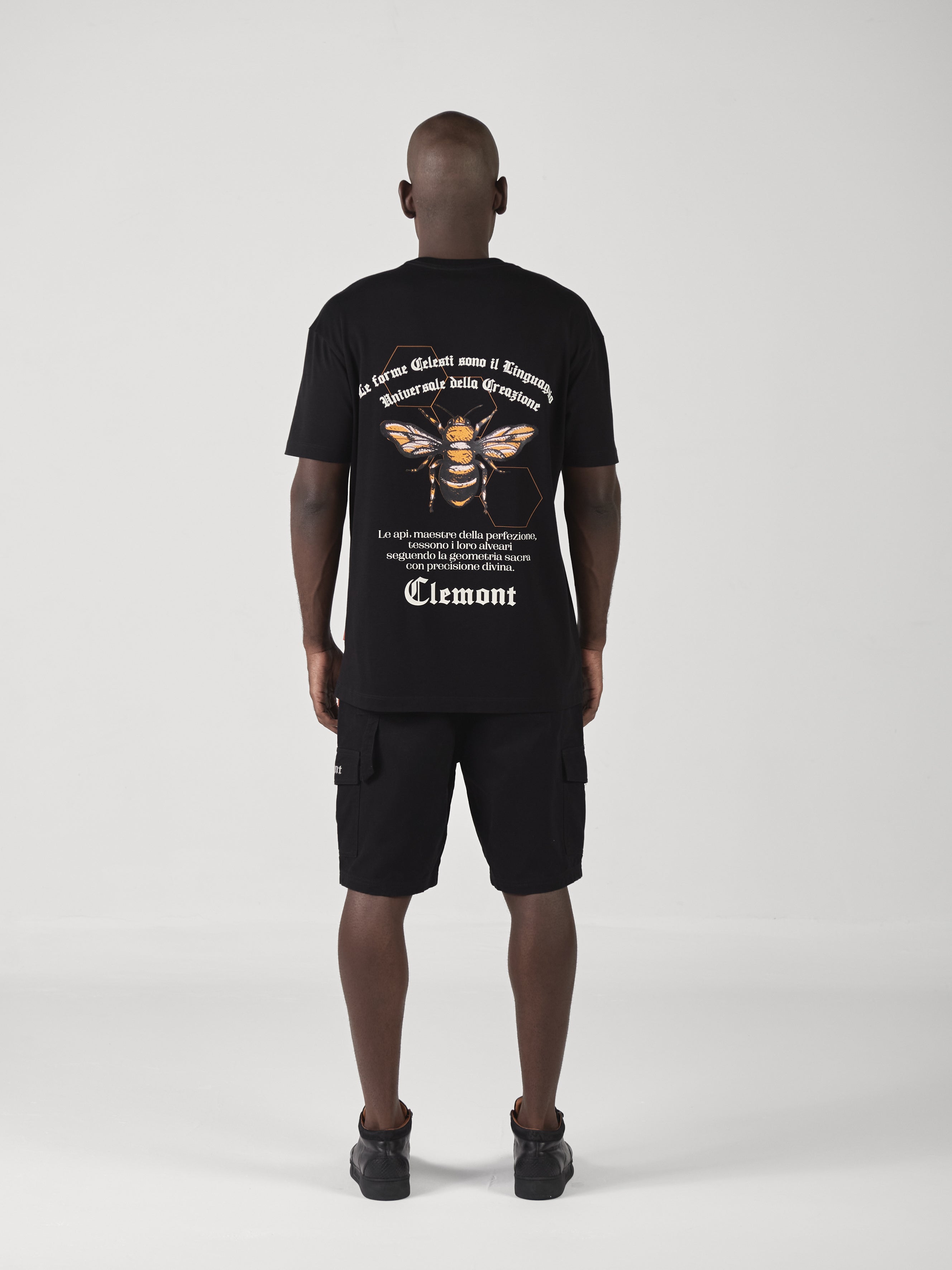 CAMISETA AURIGA NEGRO CLEMONT
