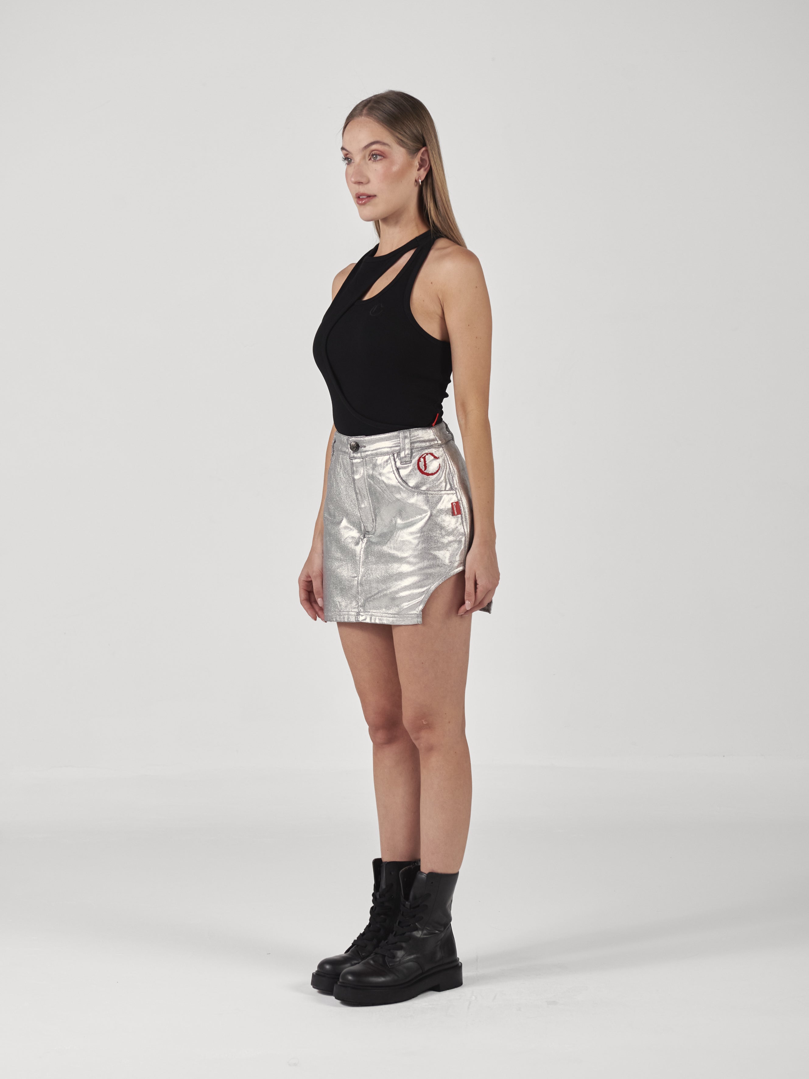 CLEMONT SILVER KARMIC SKIRT