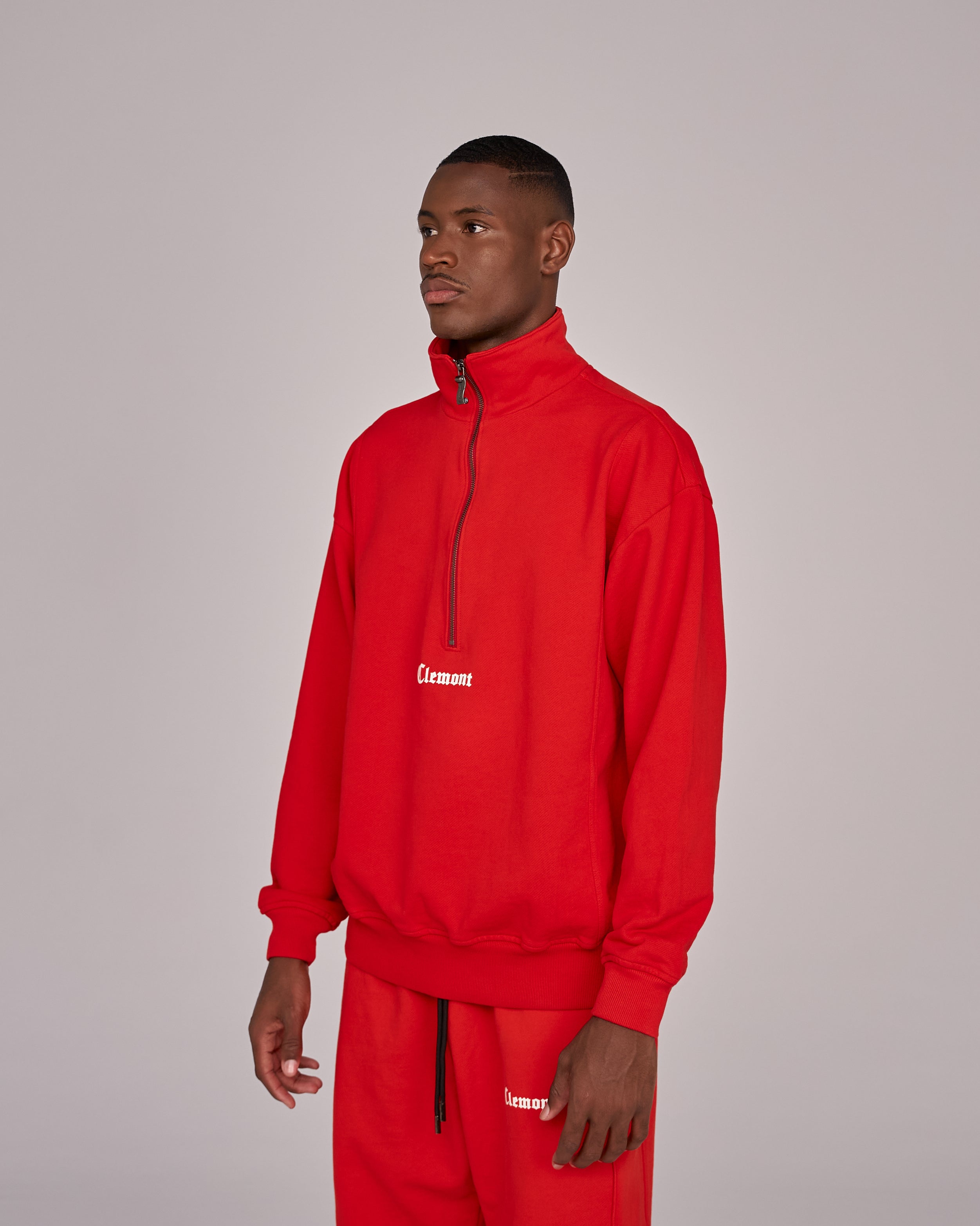 CLEMONT RED PREGHIERA HOODIE