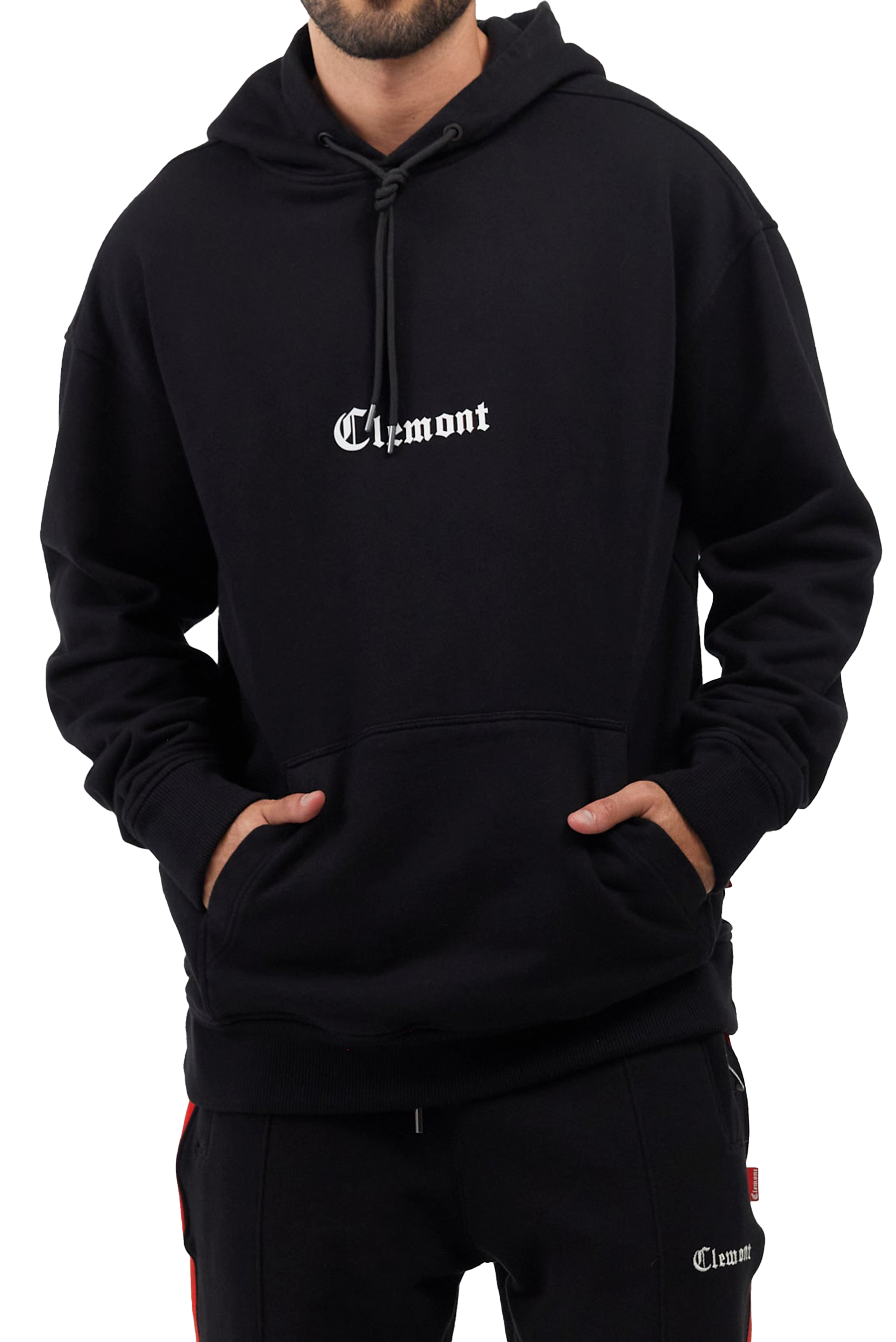 HOODIE MEN  INCANTEVOLE BLACK CLEMONT