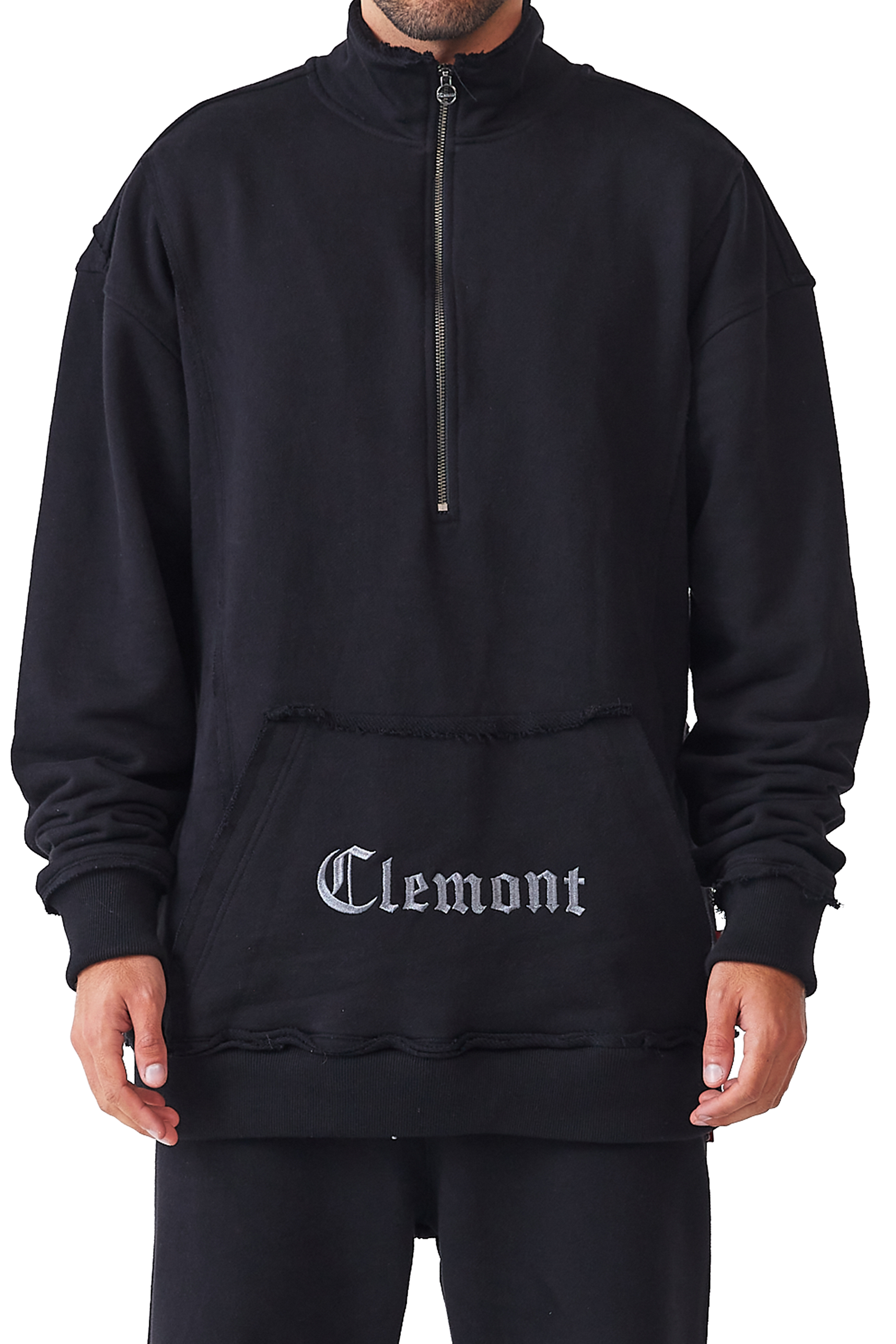 HOODIES HOMBRE DISTRUTTO NEGRO CLEMONT