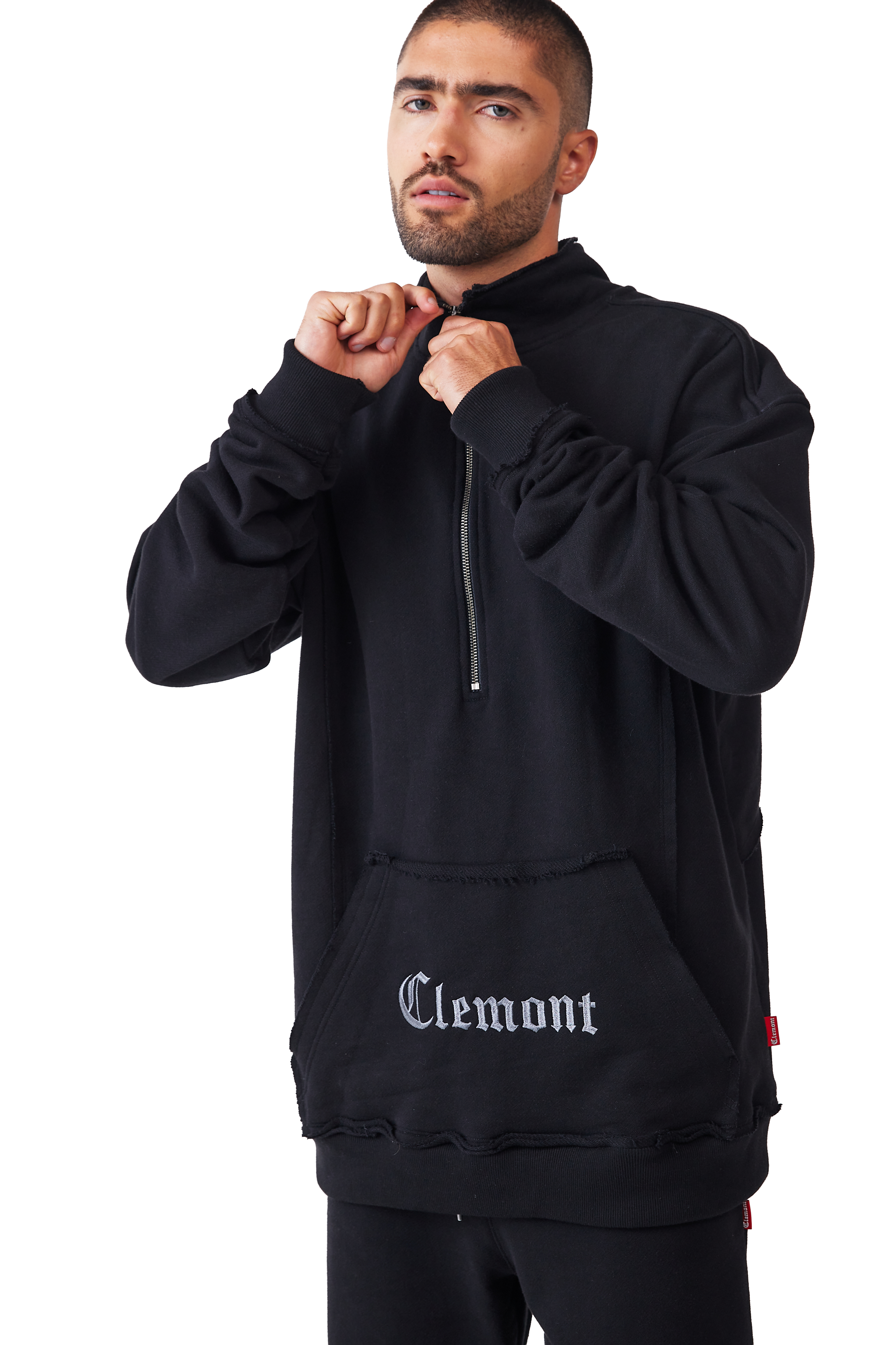 HOODIES HOMBRE DISTRUTTO NEGRO CLEMONT