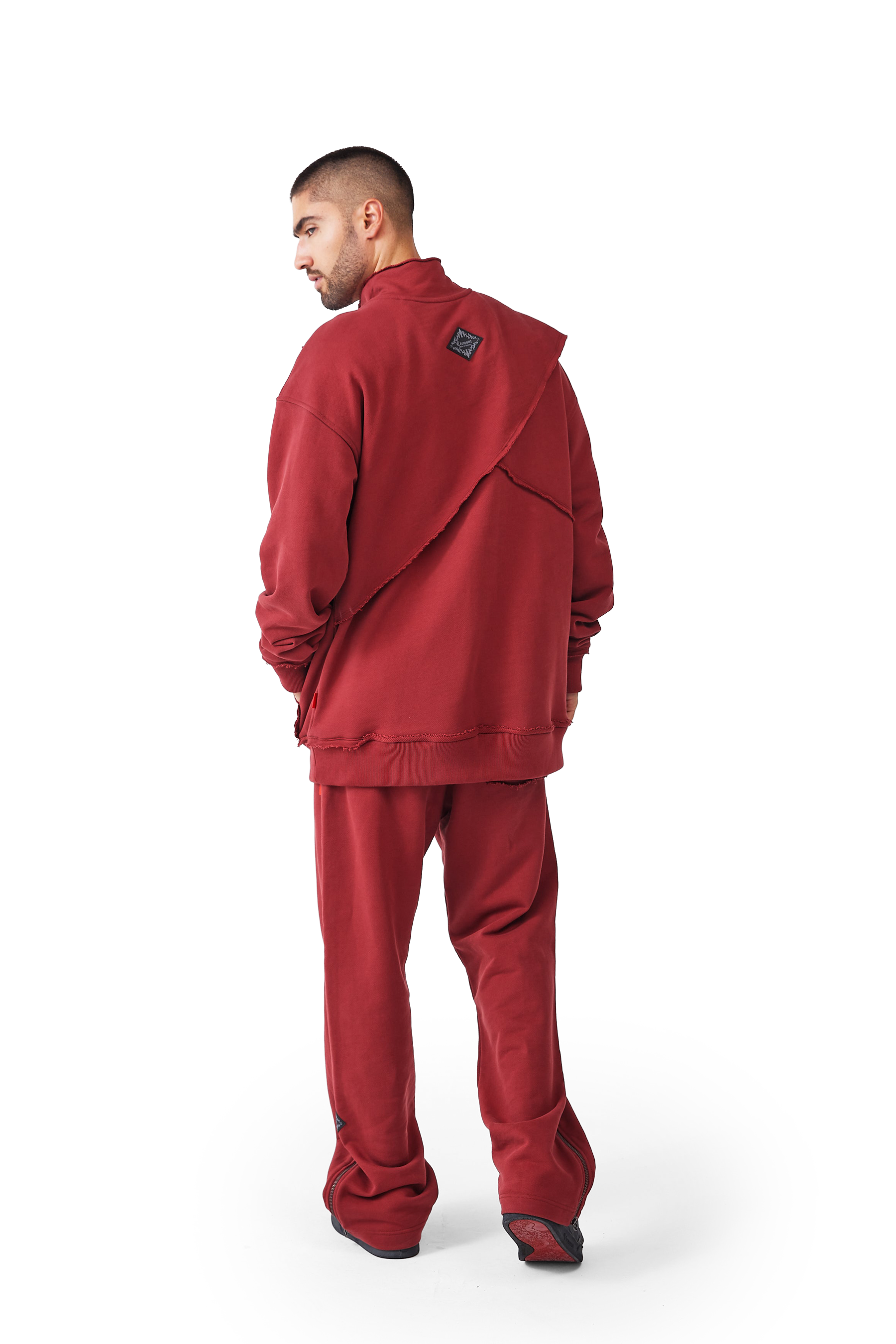 HOODIES HOMBRE DISTRUTTO BURGUNDY CLEMONT