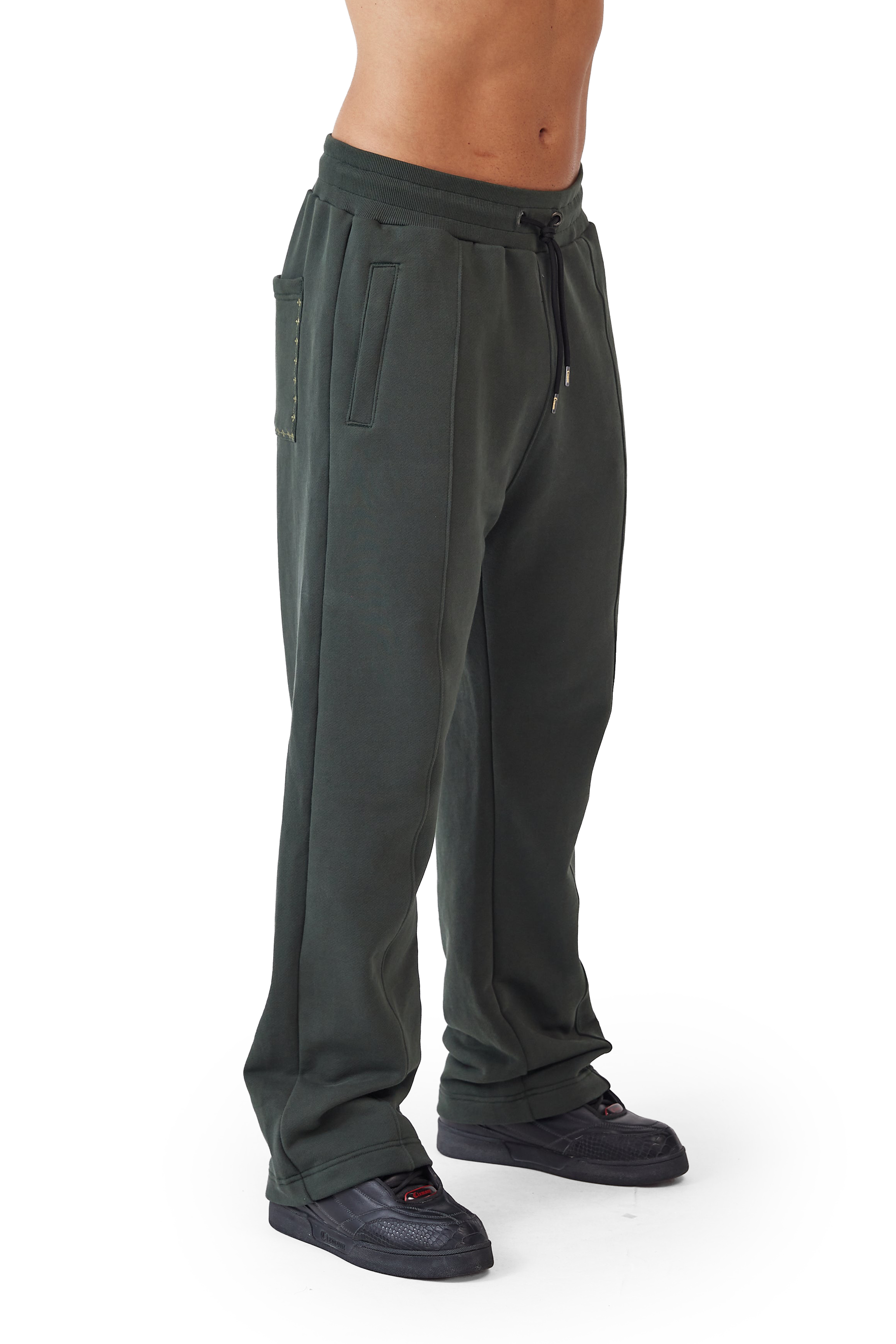 JOGGER SHORTS ABISSO VERDE OLIVA CLEMONT