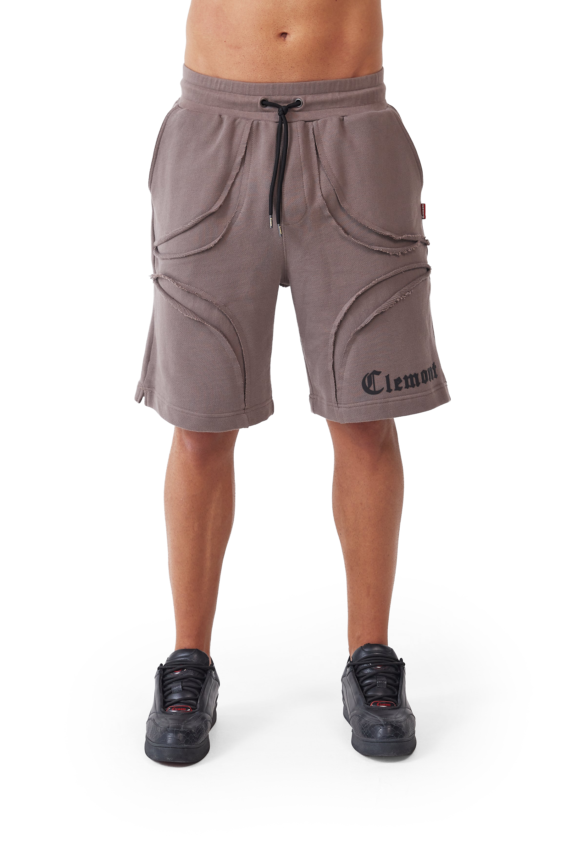 JOGGER SHORTS SCABROSO TAUPE CLEMONT